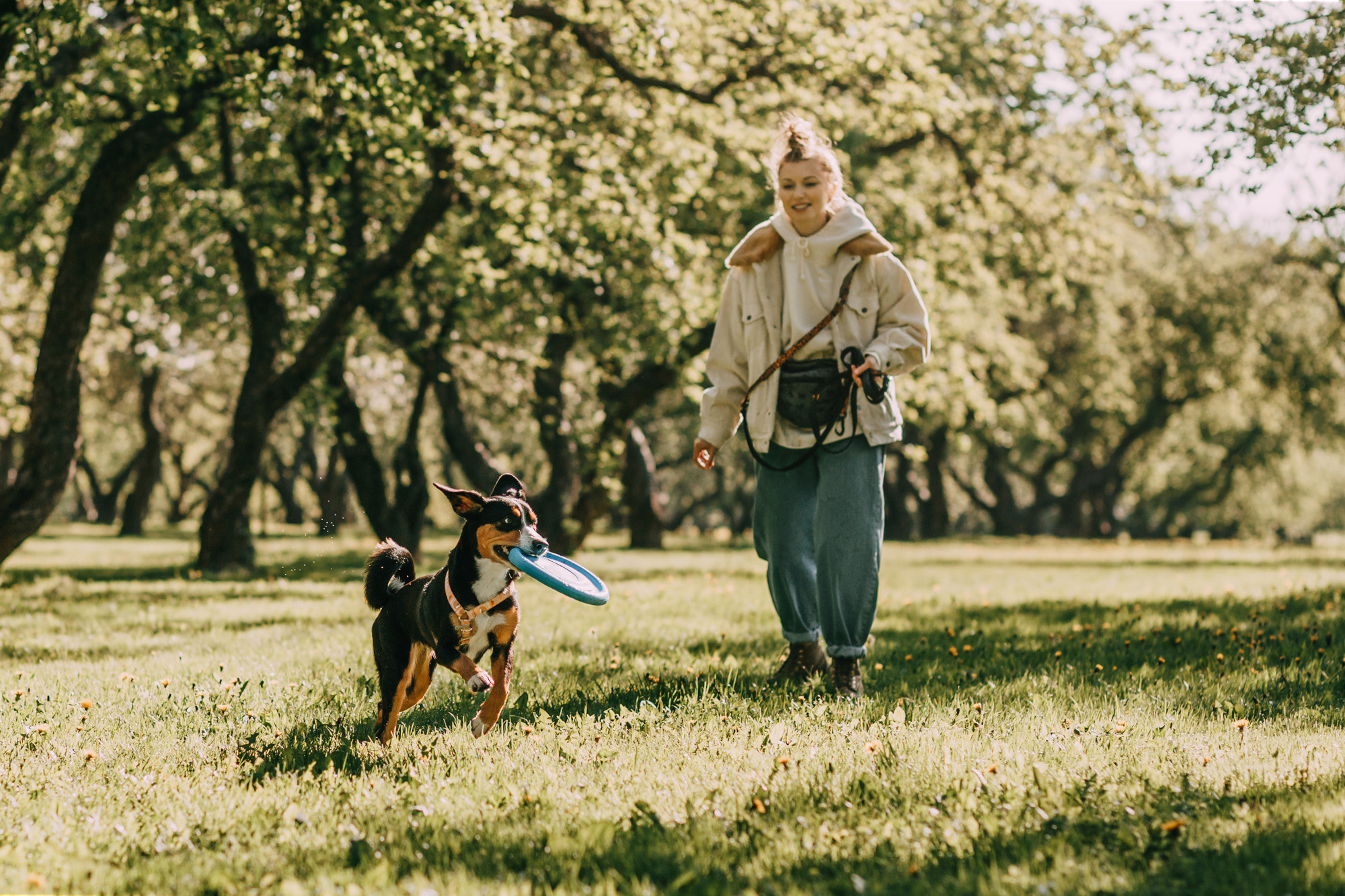Аня и Вафля. Фотограф-анималист Елена Радченко, Москва