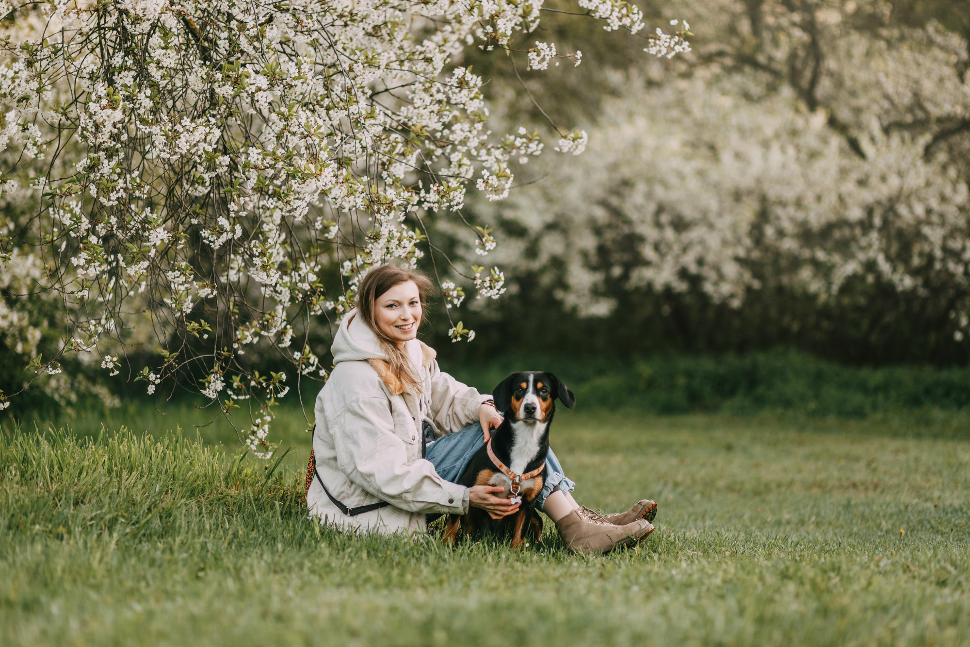 Аня и Вафля. Фотограф-анималист Елена Радченко, Москва