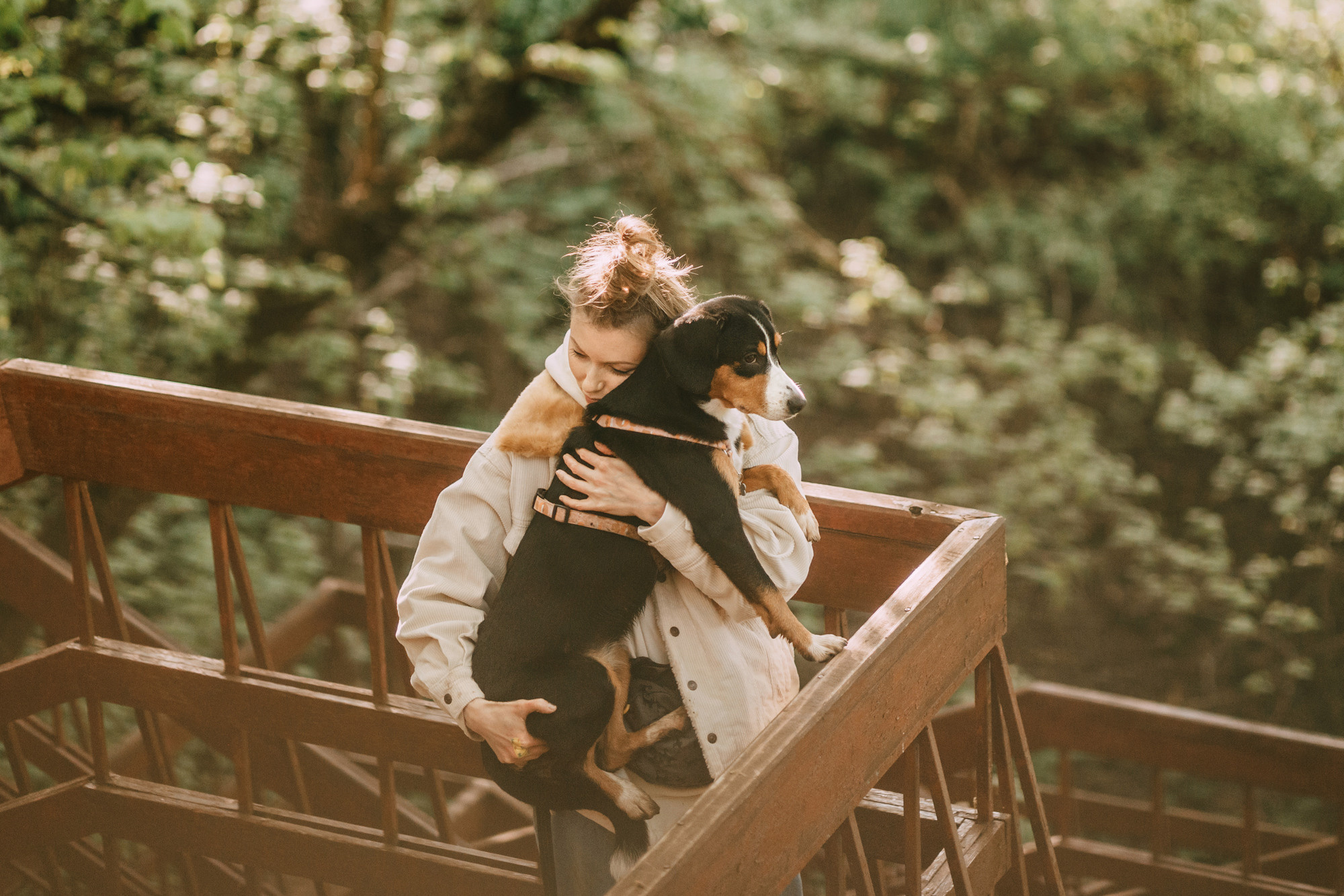 Аня и Вафля. Фотограф-анималист Елена Радченко, Москва