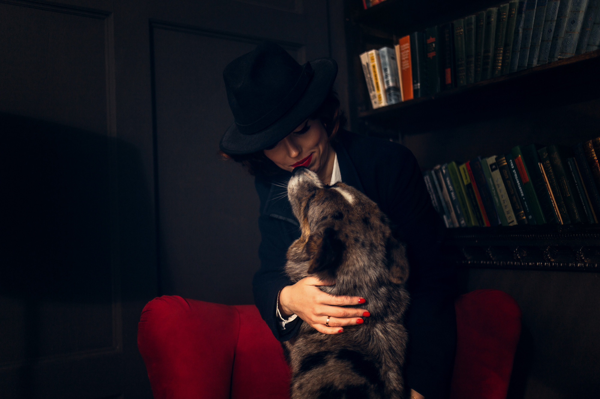 Оля и Куб. Фотограф-анималист Елена Радченко, Москва