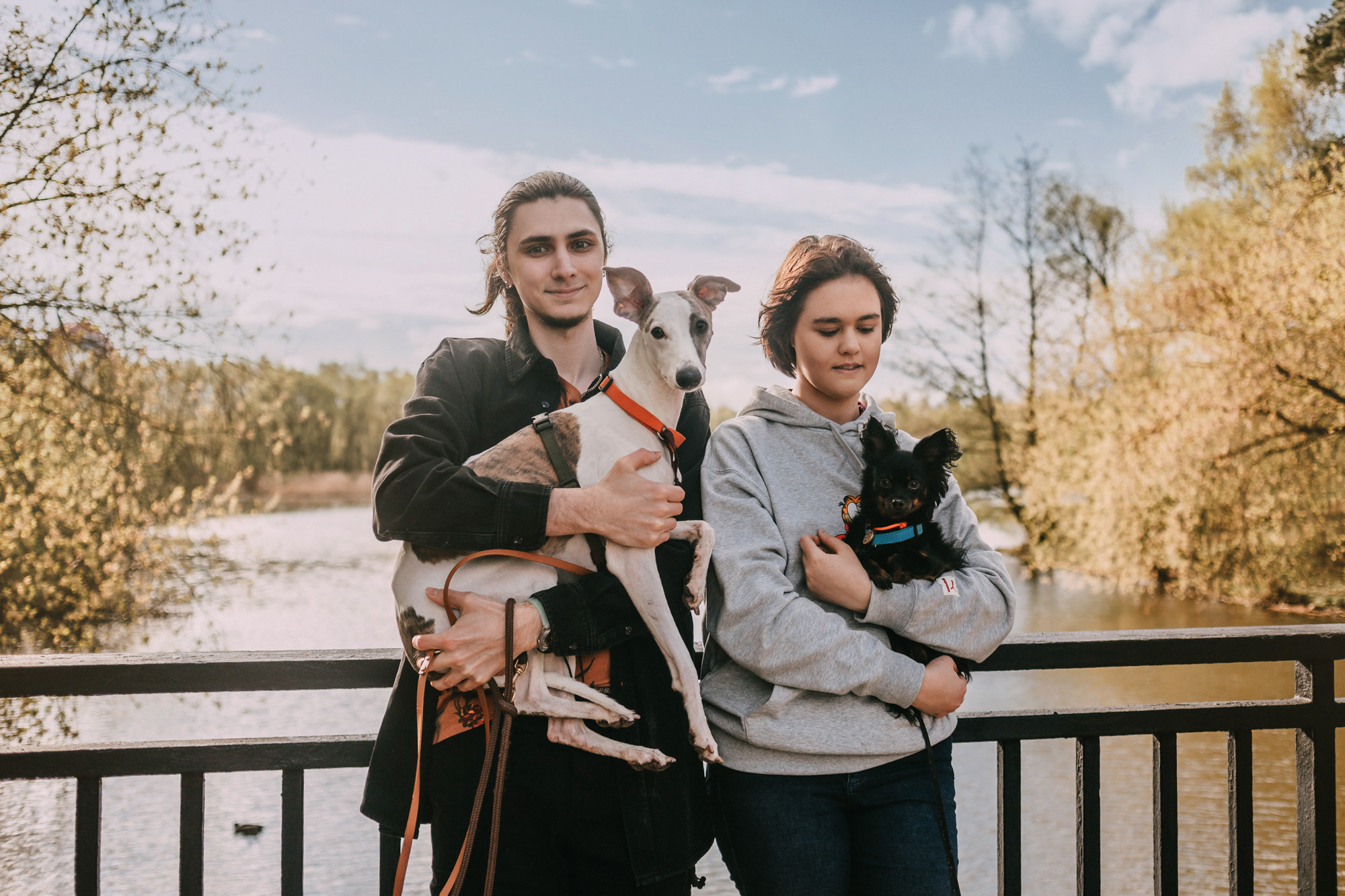 Соня, Максим, Данте и Ланя. Фотограф-анималист Елена Радченко, Москва