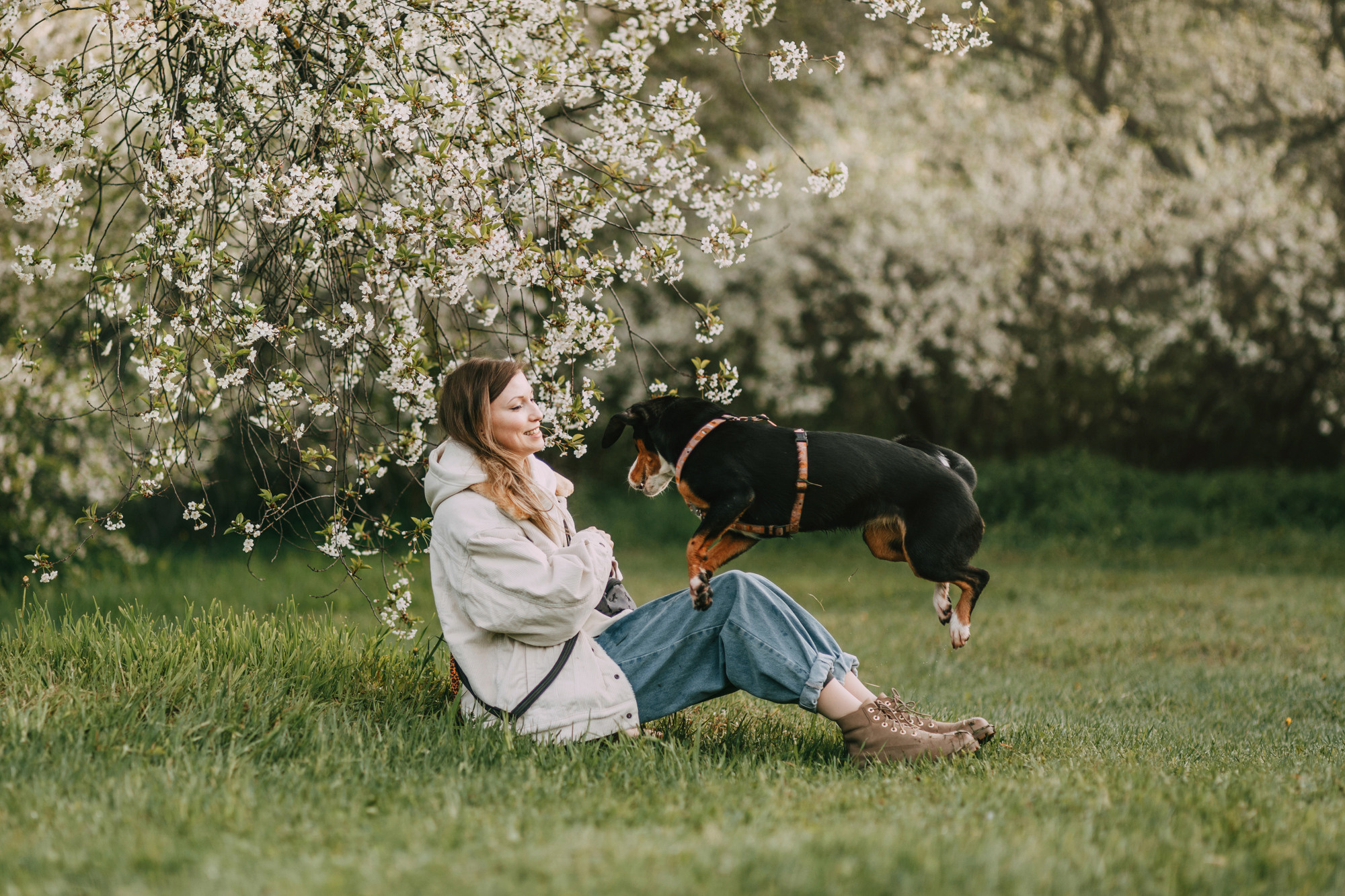 Аня и Вафля. Фотограф-анималист Елена Радченко, Москва