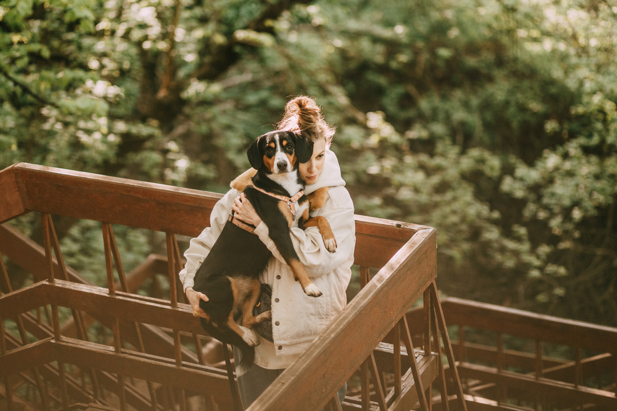 Аня и Вафля. Фотограф-анималист Елена Радченко, Москва