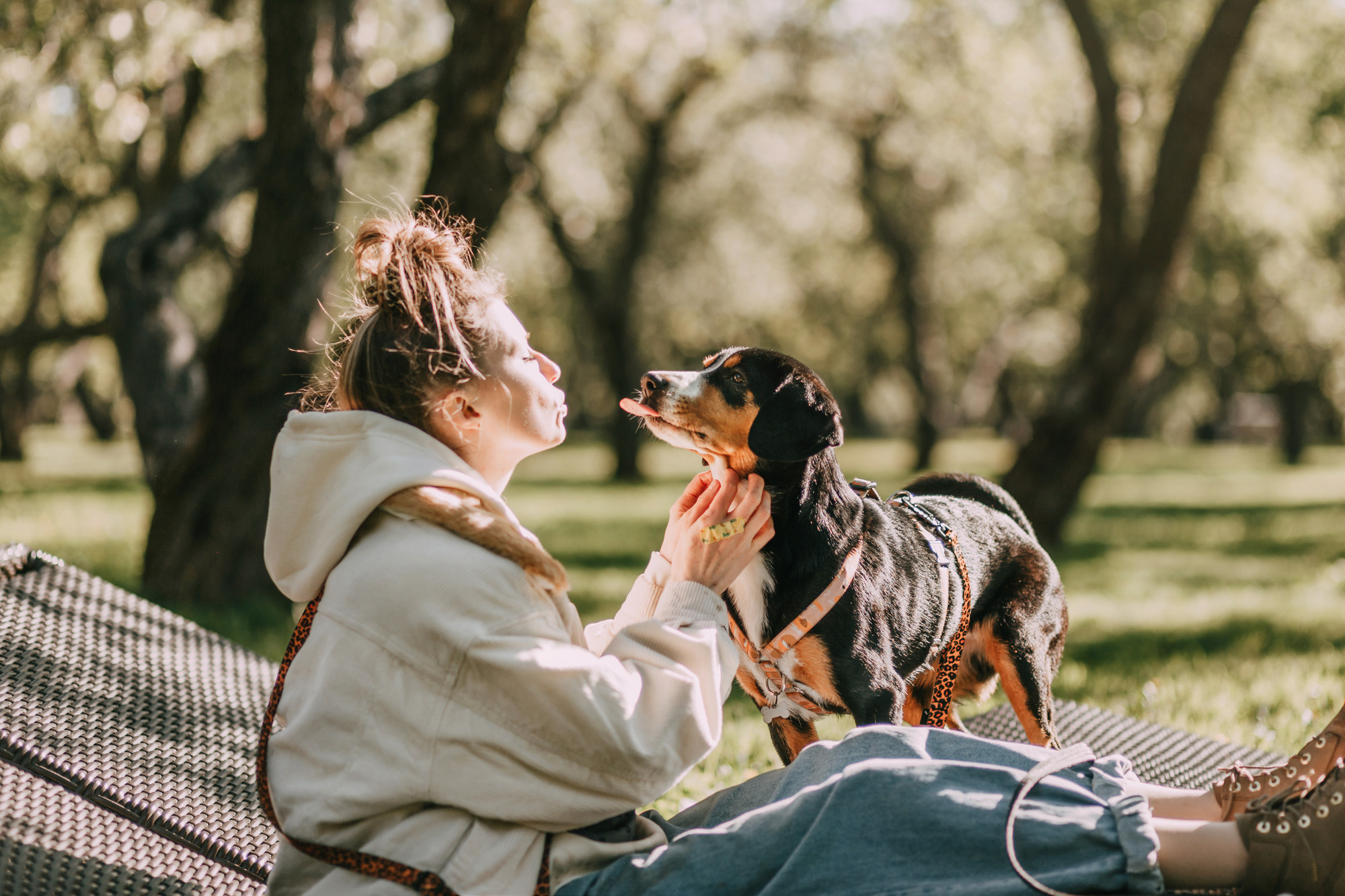 Аня и Вафля. Фотограф-анималист Елена Радченко, Москва