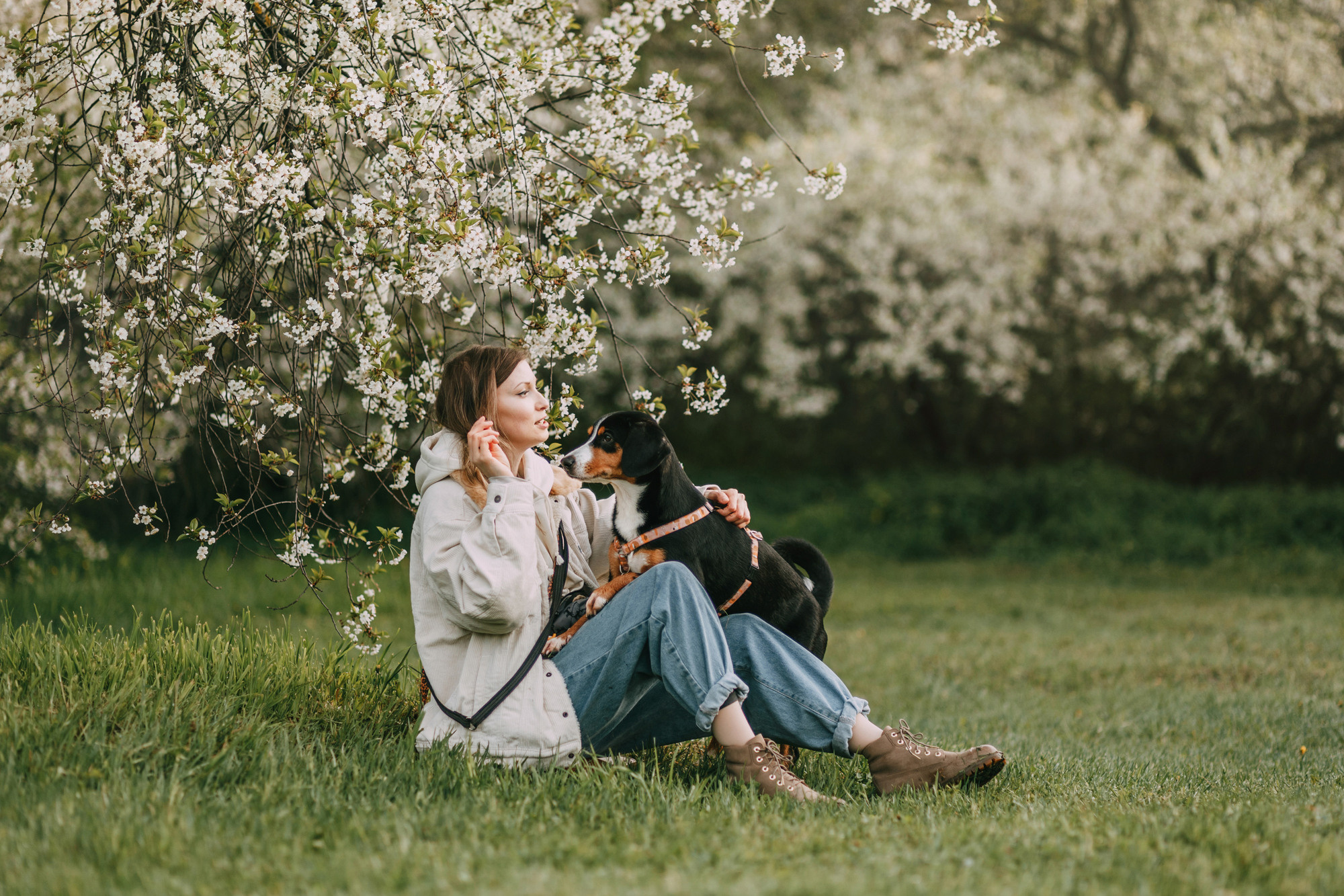 Аня и Вафля. Фотограф-анималист Елена Радченко, Москва