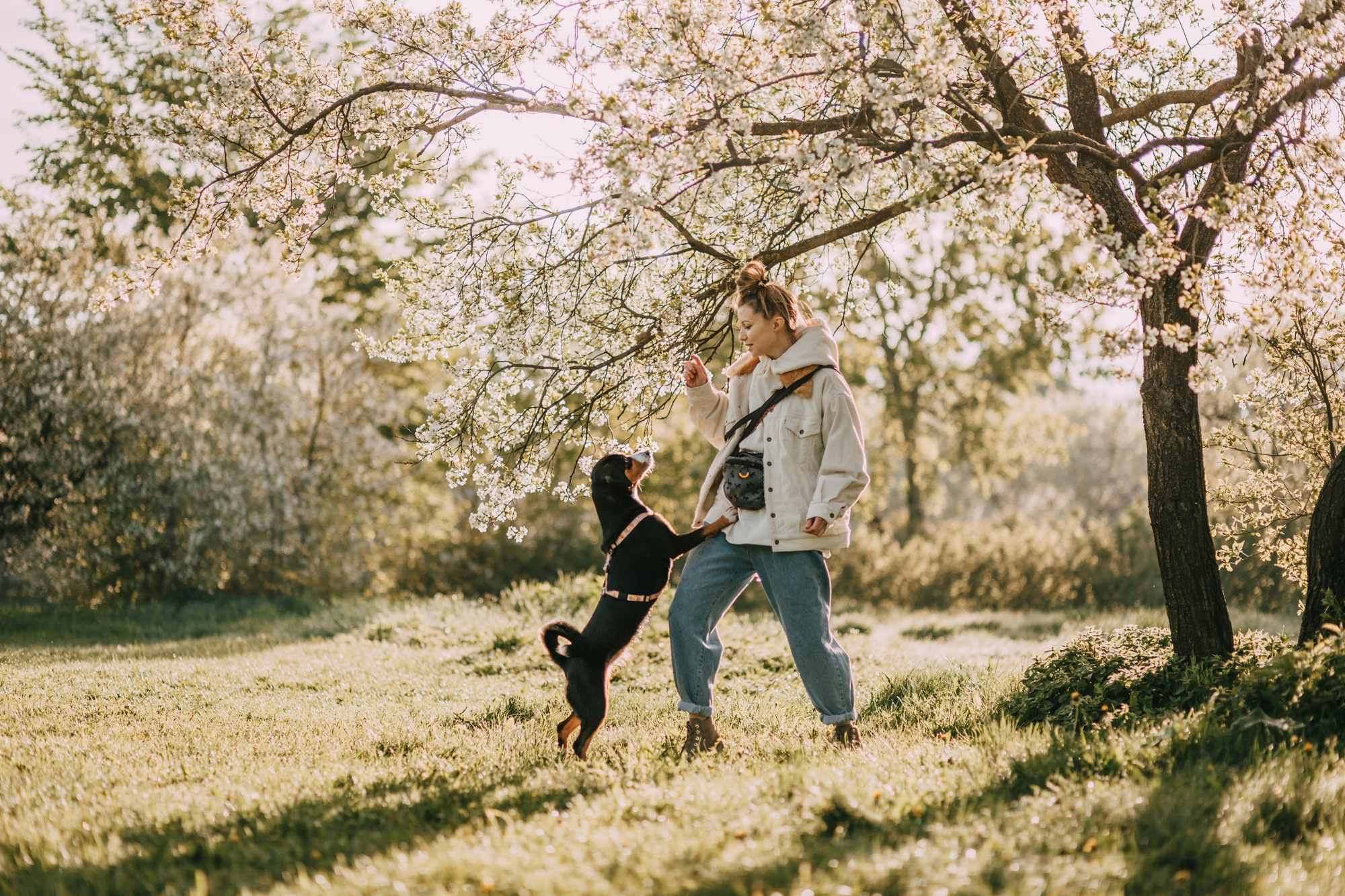 Аня и Вафля. Фотограф-анималист Елена Радченко, Москва