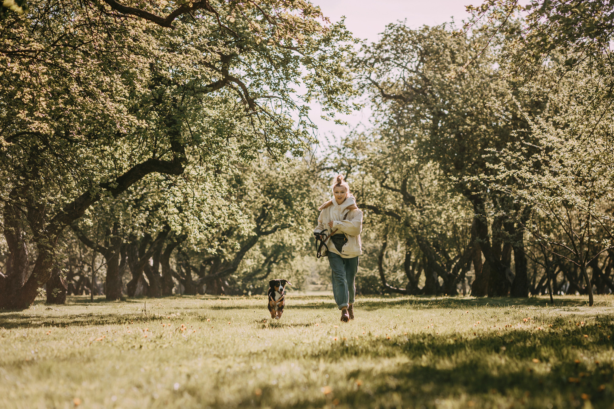 Аня и Вафля. Фотограф-анималист Елена Радченко, Москва