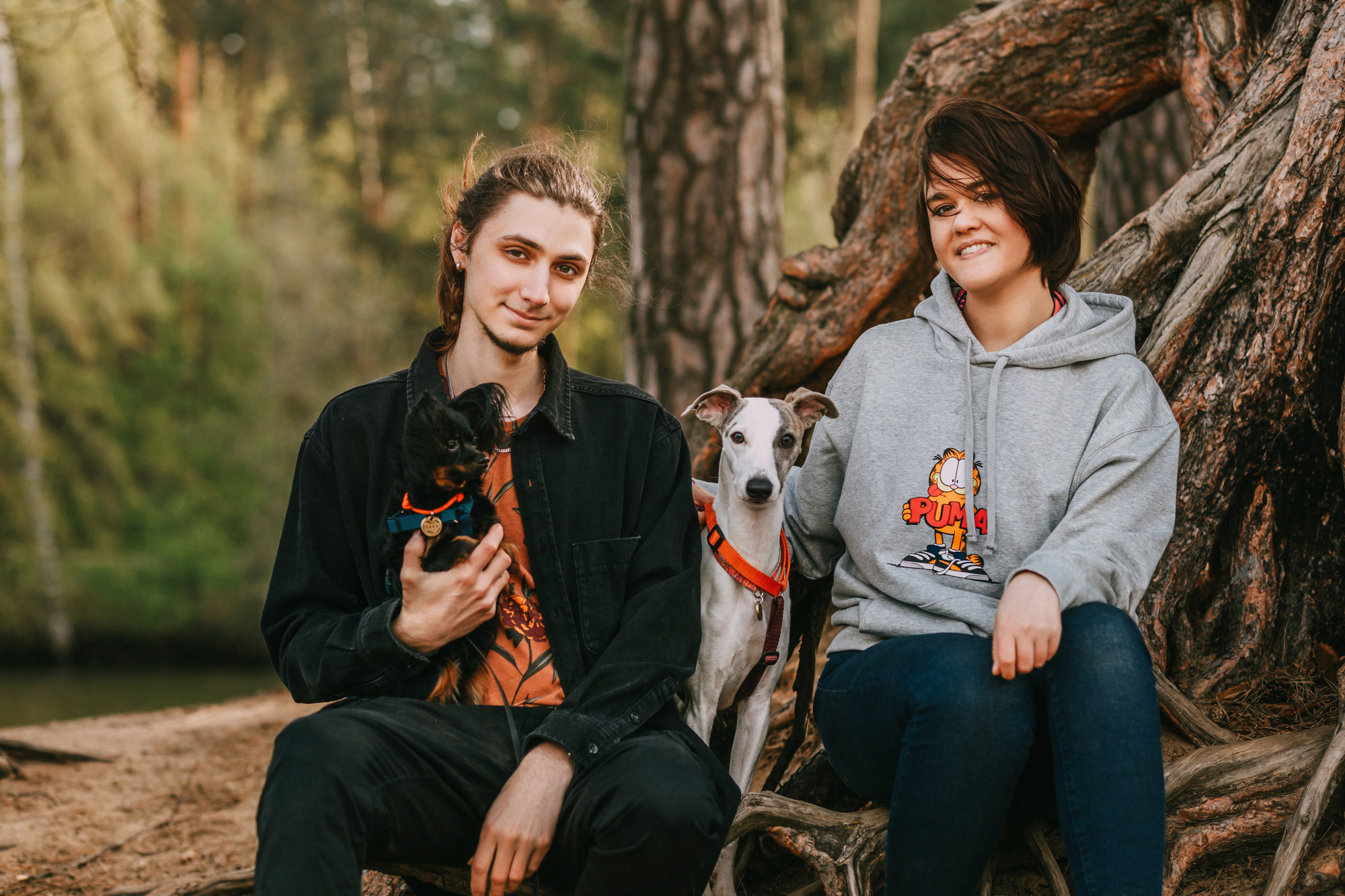 Соня, Максим, Данте и Ланя. Фотограф-анималист Елена Радченко, Москва