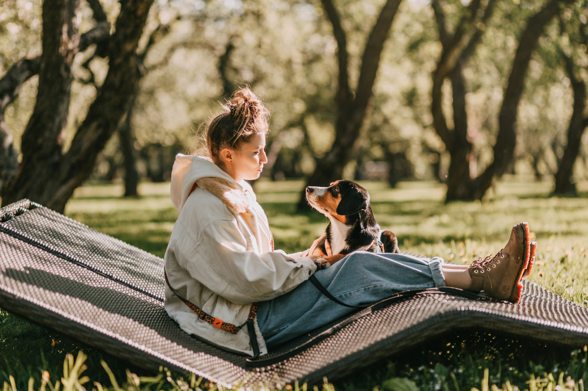 Аня и Вафля. Фотограф-анималист Елена Радченко, Москва