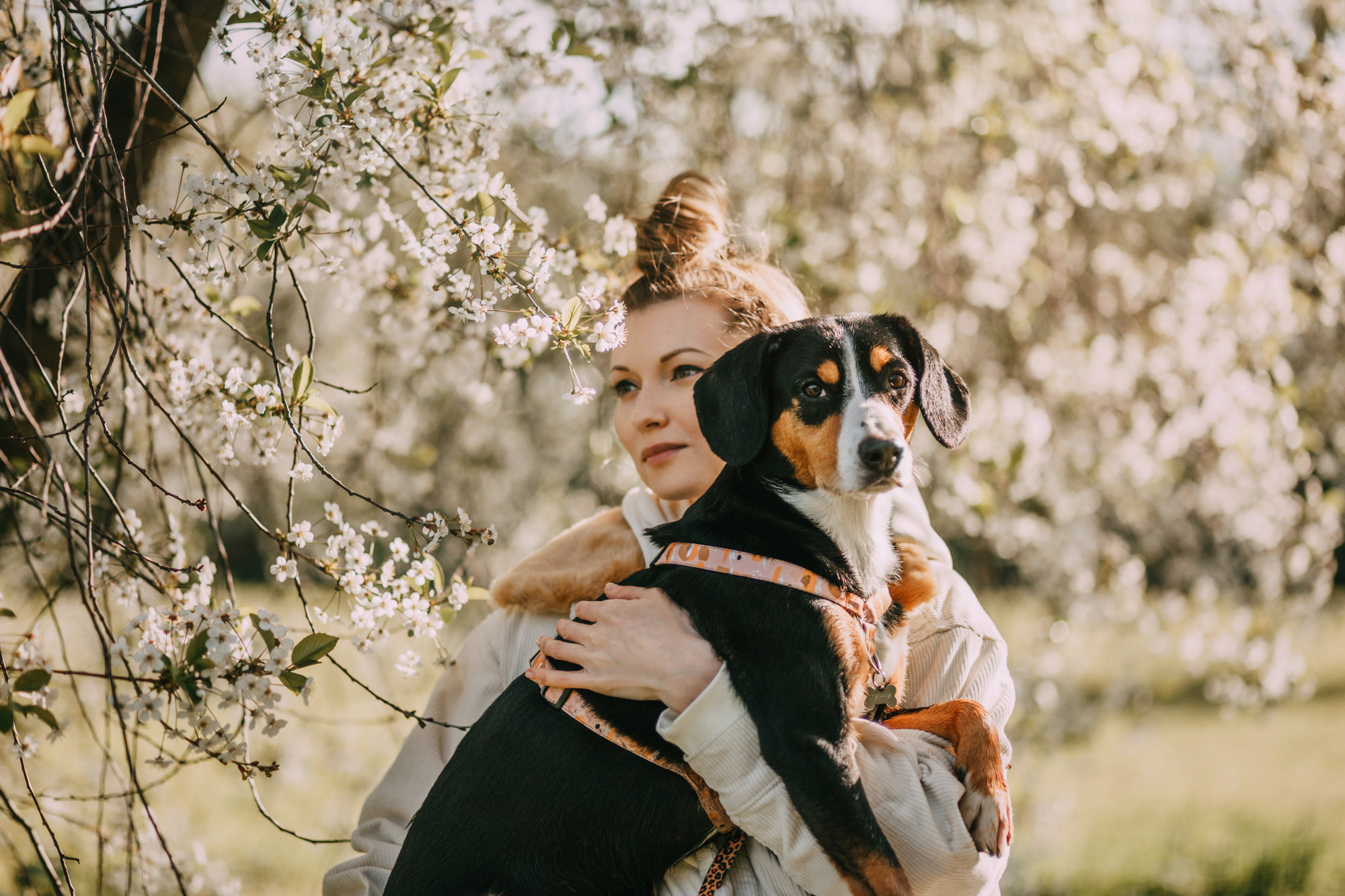 Аня и Вафля. Фотограф-анималист Елена Радченко, Москва