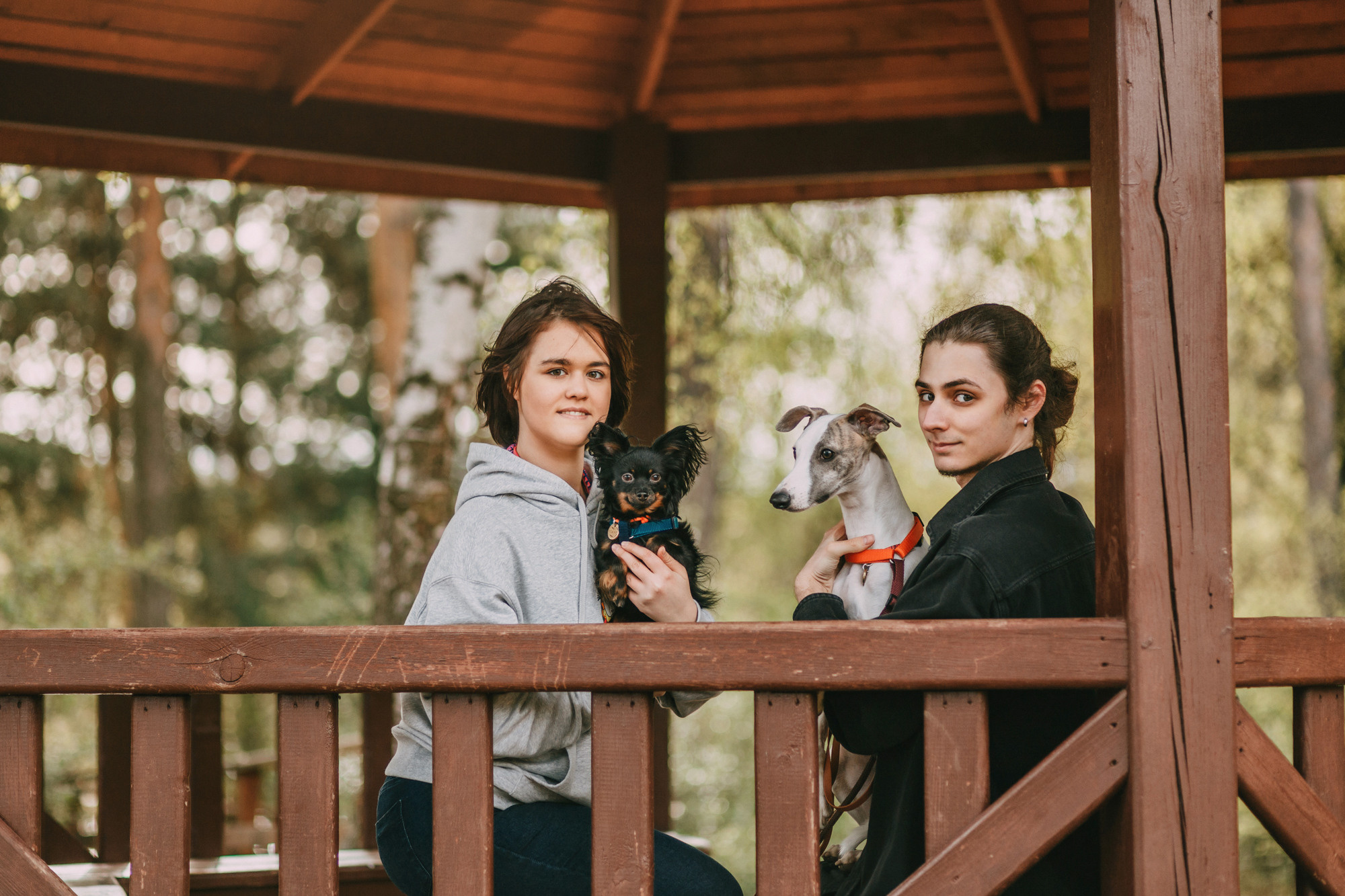 Соня, Максим, Данте и Ланя. Фотограф-анималист Елена Радченко, Москва