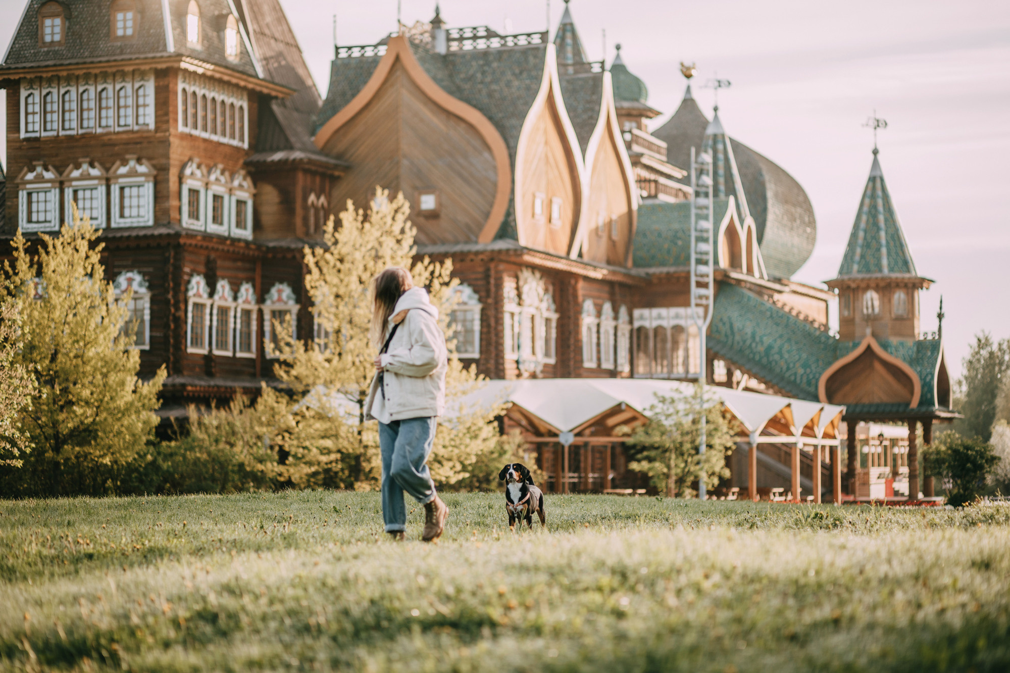 Аня и Вафля. Фотограф-анималист Елена Радченко, Москва