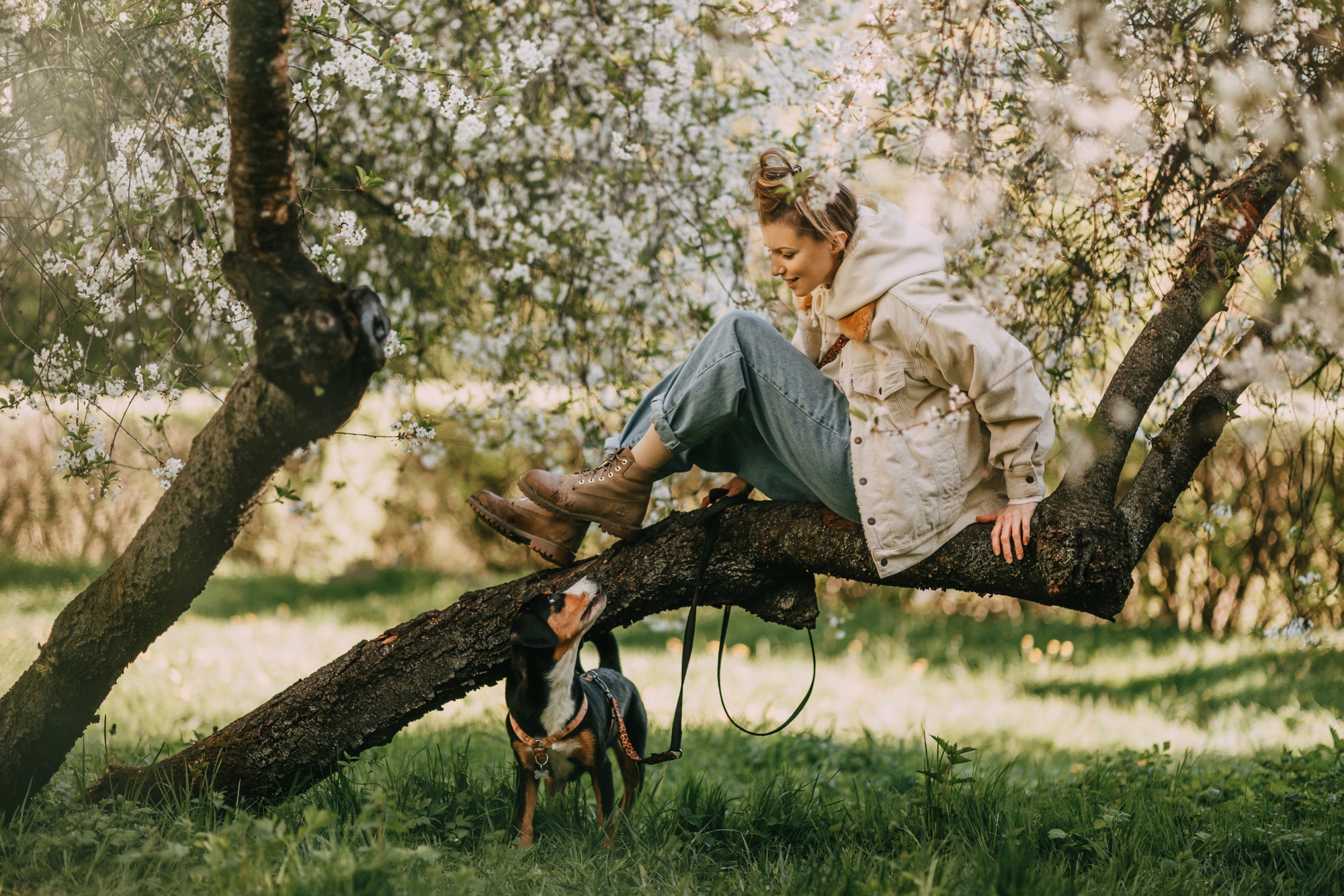 Аня и Вафля. Фотограф-анималист Елена Радченко, Москва