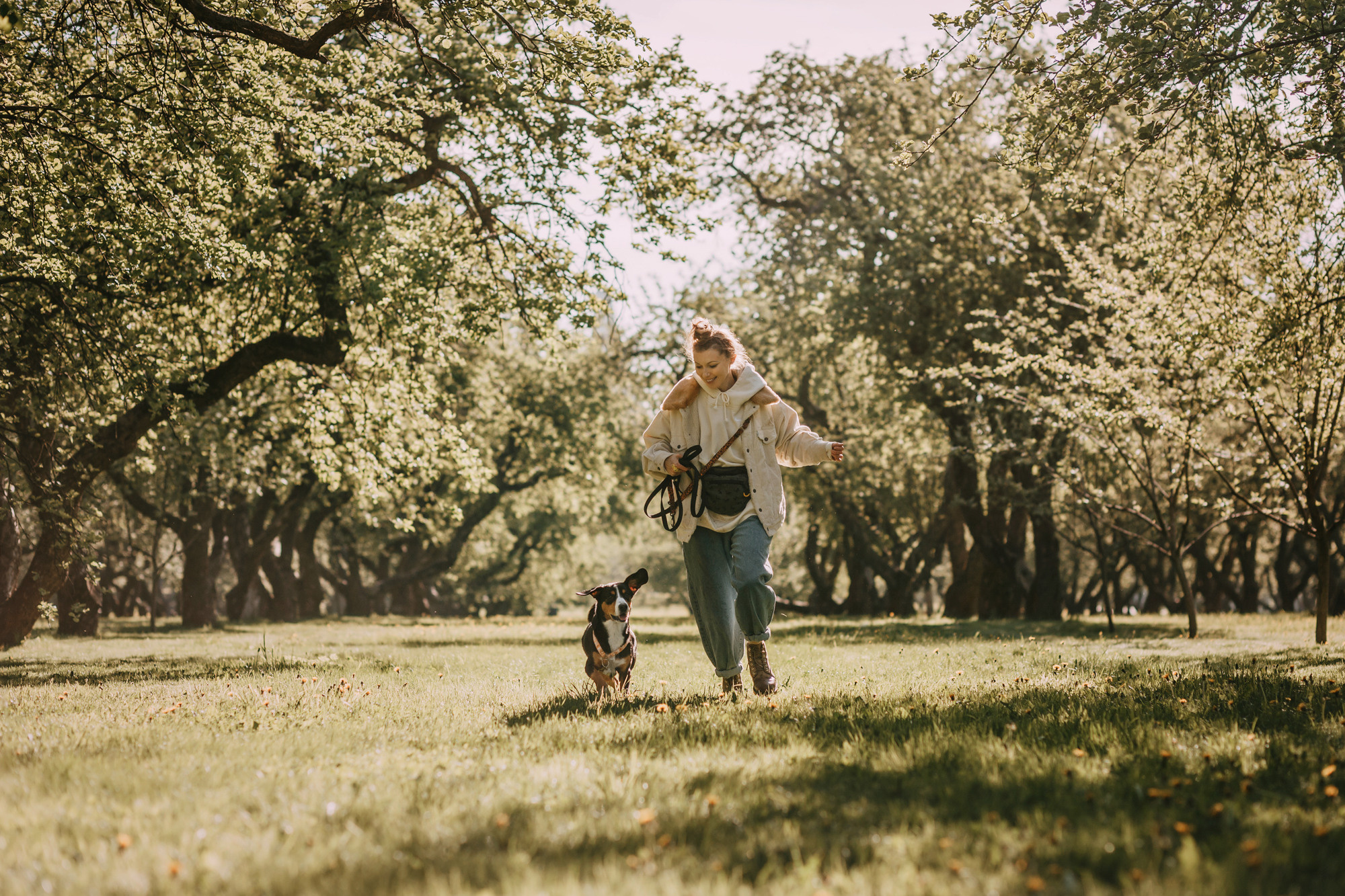 Аня и Вафля. Фотограф-анималист Елена Радченко, Москва