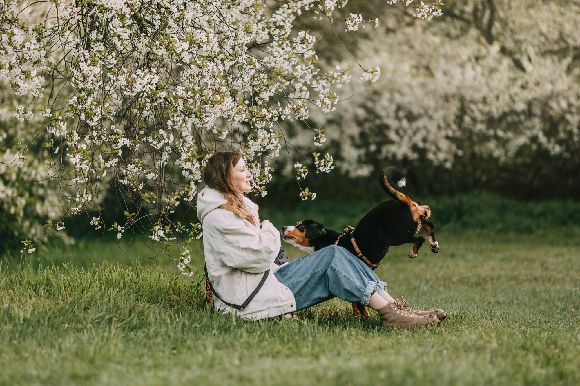 Аня и Вафля. Фотограф-анималист Елена Радченко, Москва