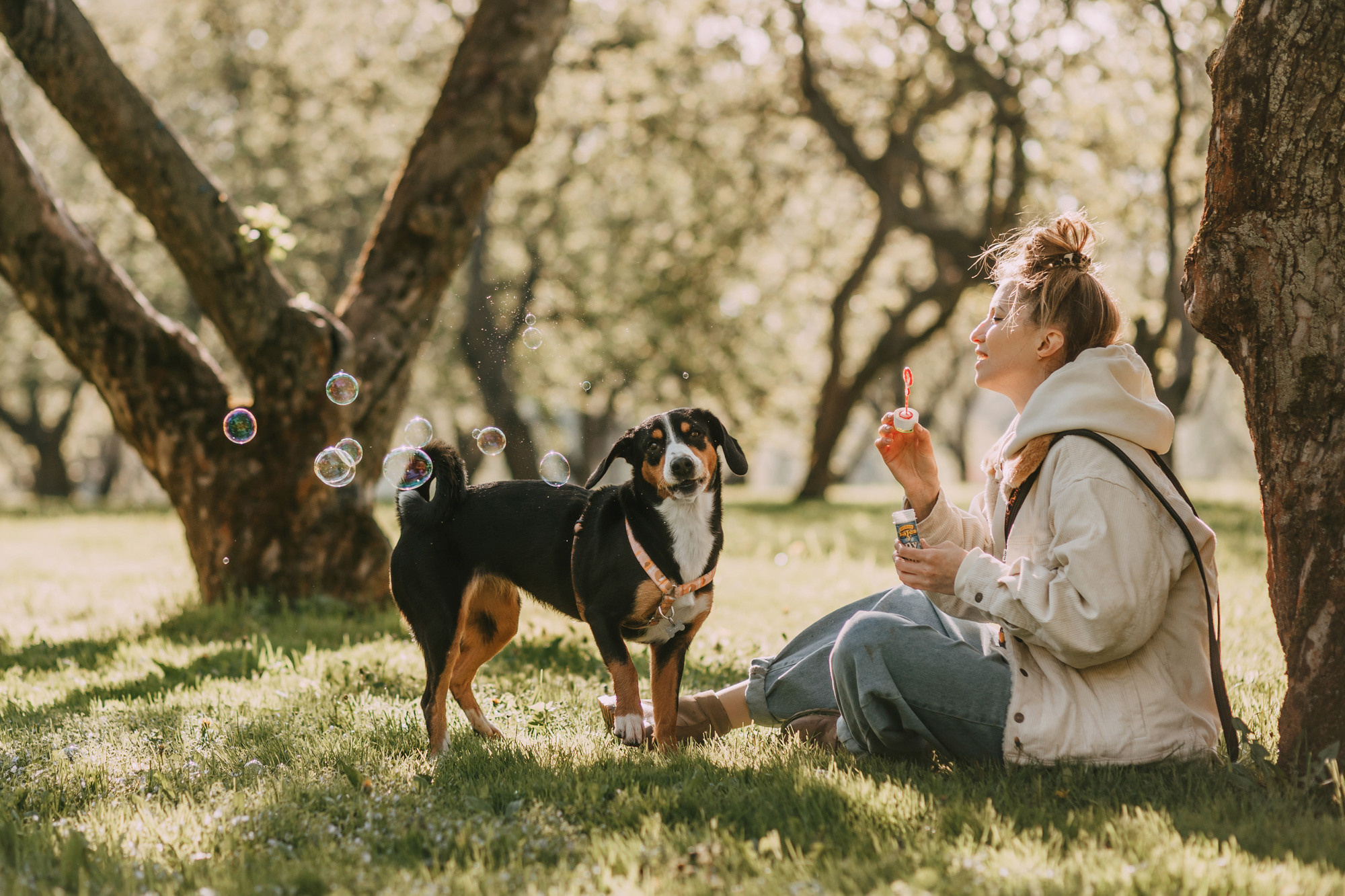 Аня и Вафля. Фотограф-анималист Елена Радченко, Москва