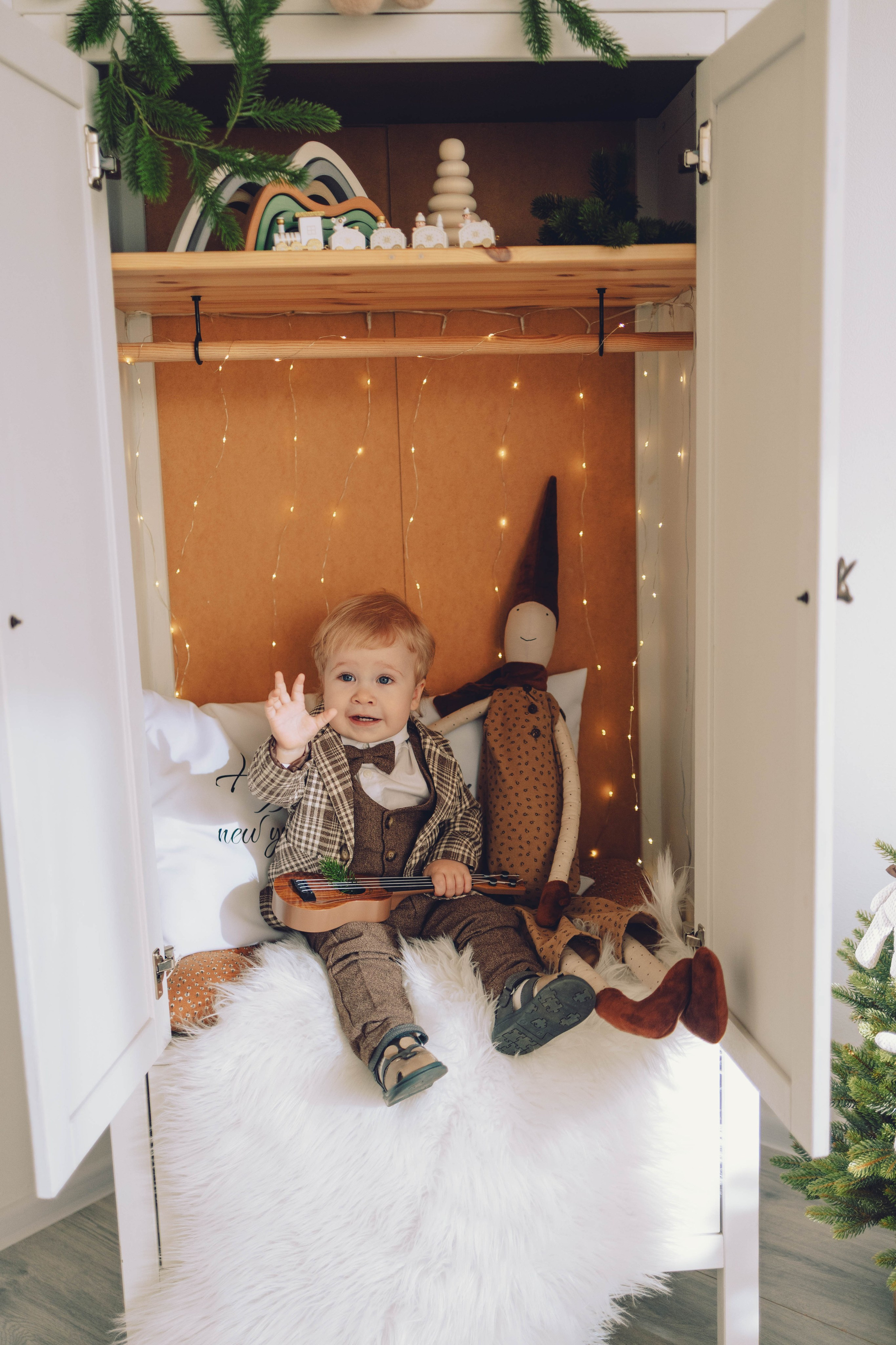 Новогодняя в студии. Семейный фотограф в Дзержинске Наталья Лаэтина