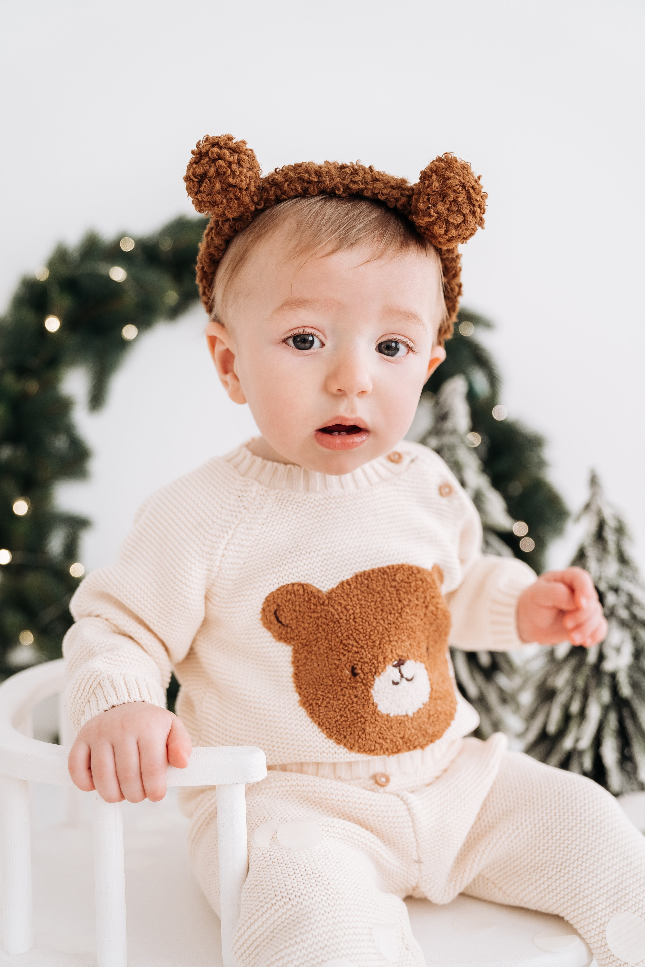 Новогодняя детская фотосессия для Феди. Семейный фотограф СПб Анастасия Василь. Фотосессия на годик