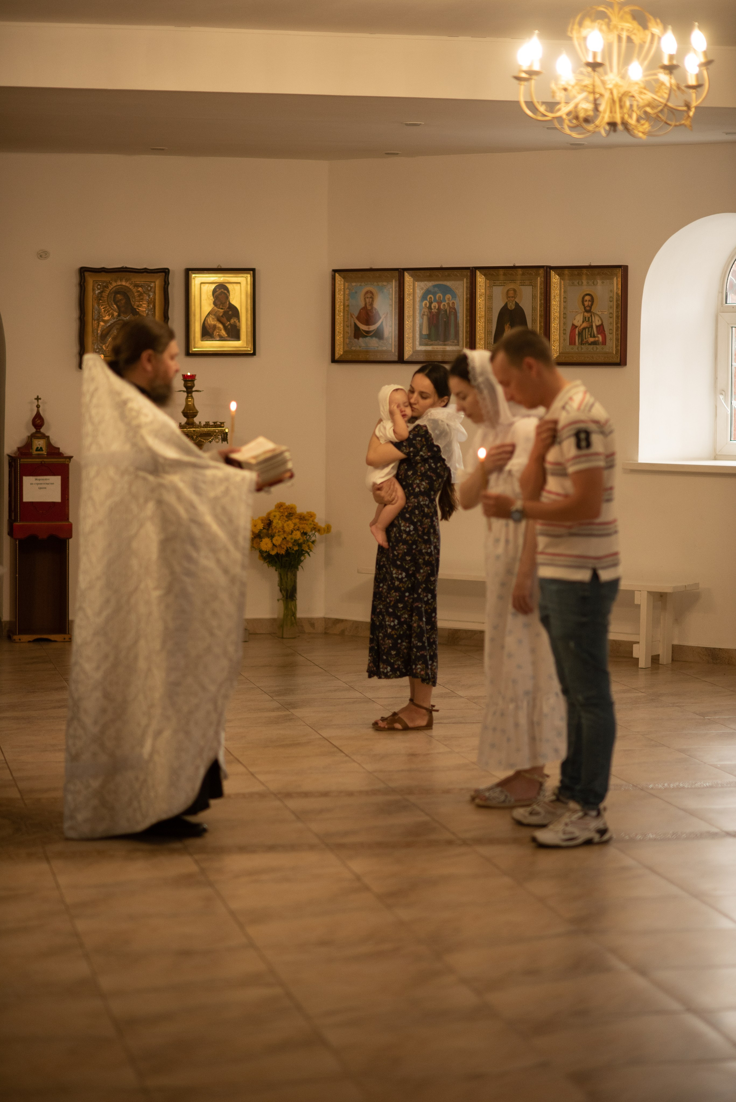 Крещение Александры. Семейный фотограф в Ростове-на-Дону Мария Панарина