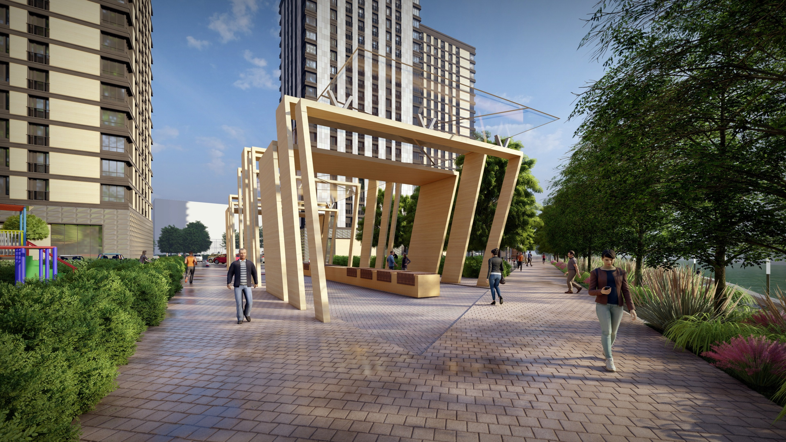 ЖК в г. Пушкино. Александр Липатов архитектурный дизайн