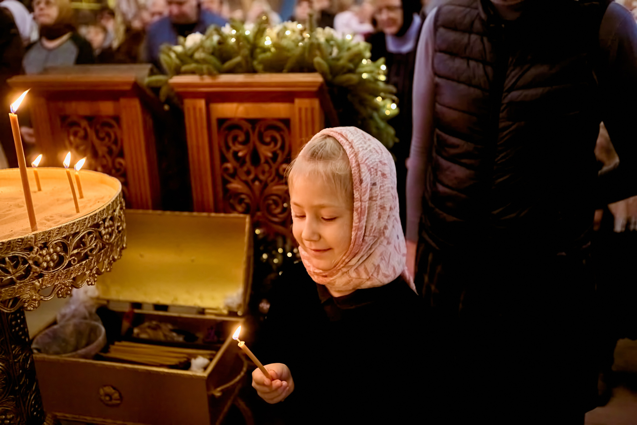 Воскресная Литургия в храме 12 января 2025 г