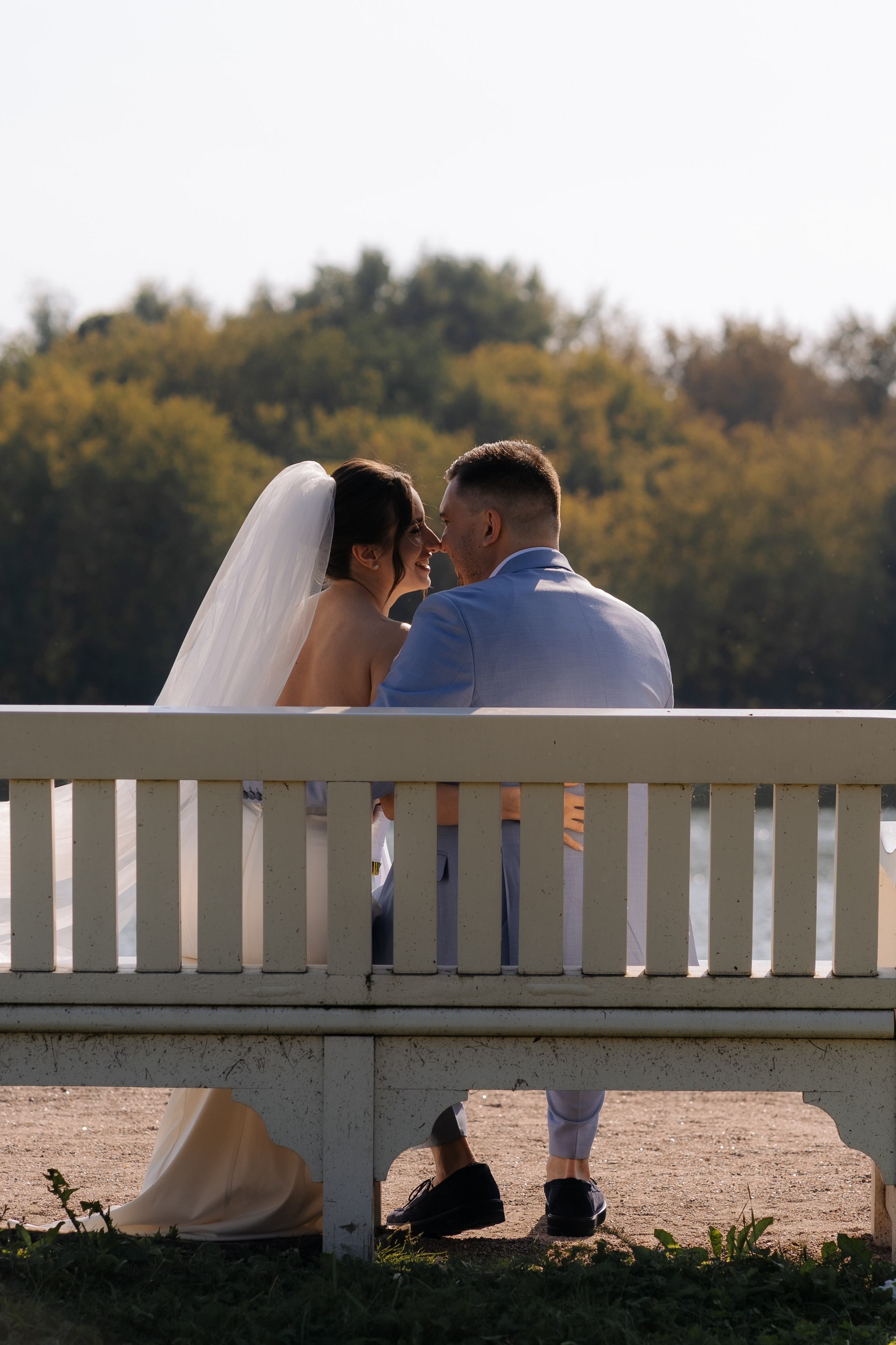 Свадебная фотосессия в Москве, парк Кусково. Свадебный фотограф в Москве Анна Полушина