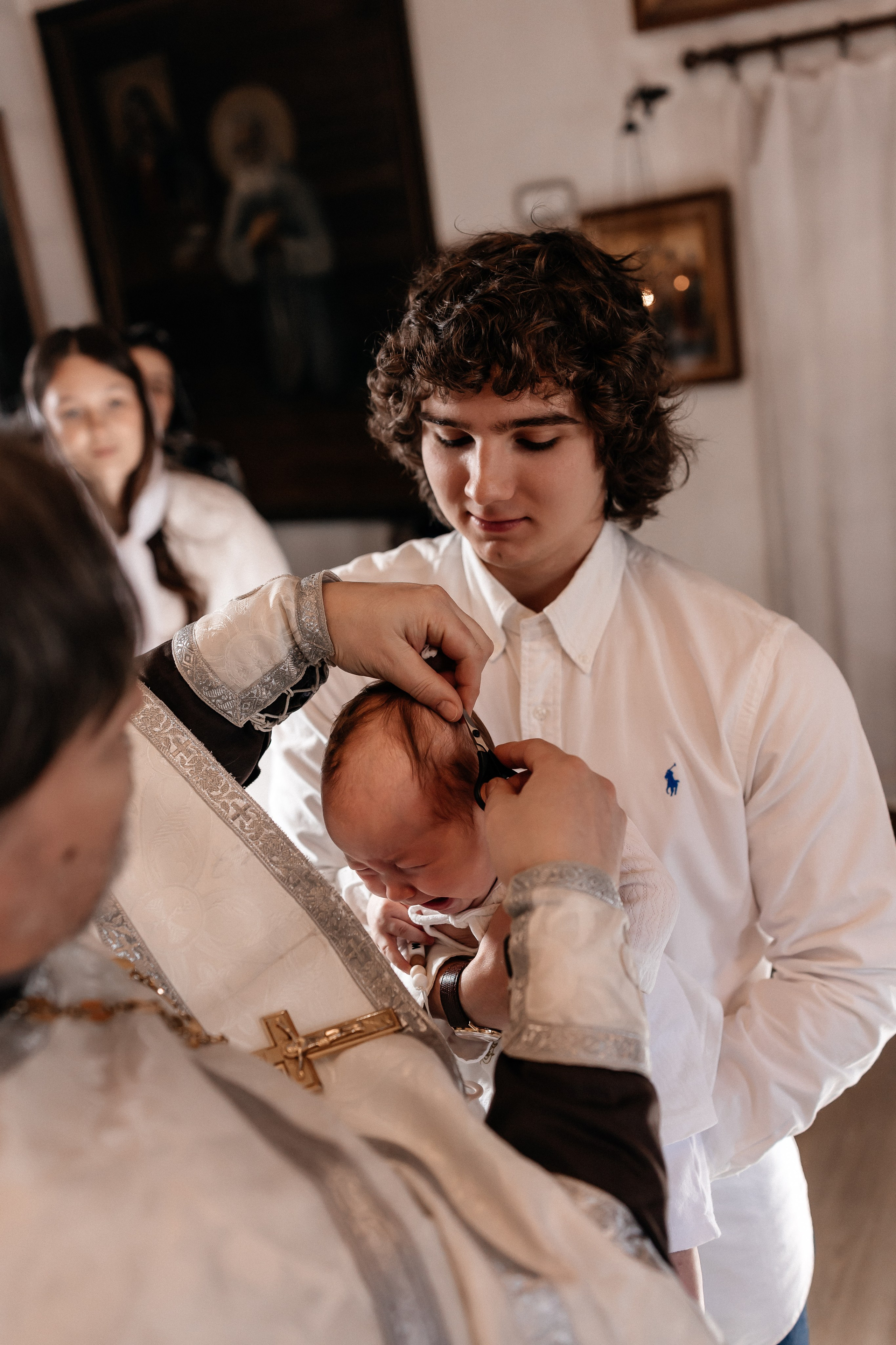 Крещение Артема. Семейный фотограф Минск Усова Ольга