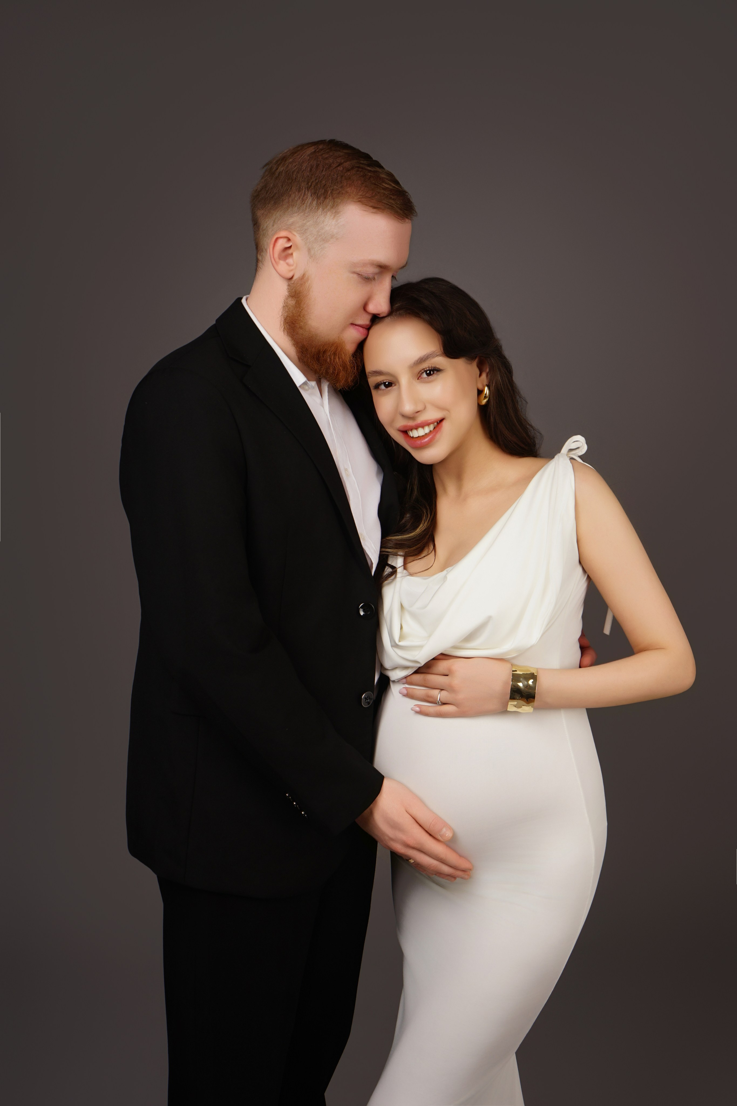 Съёмка беременности в моей фотостудии «НЕБО». Женский фотограф в Химках Алёна Ленёва