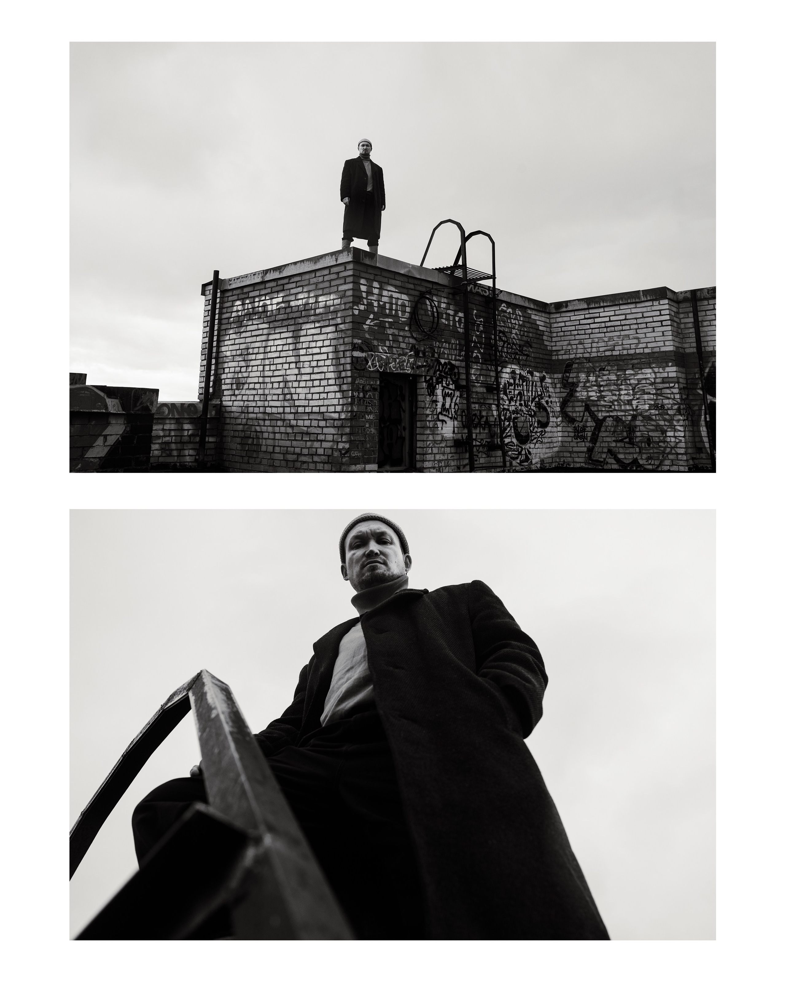 съёмка на крыше в Петербурге