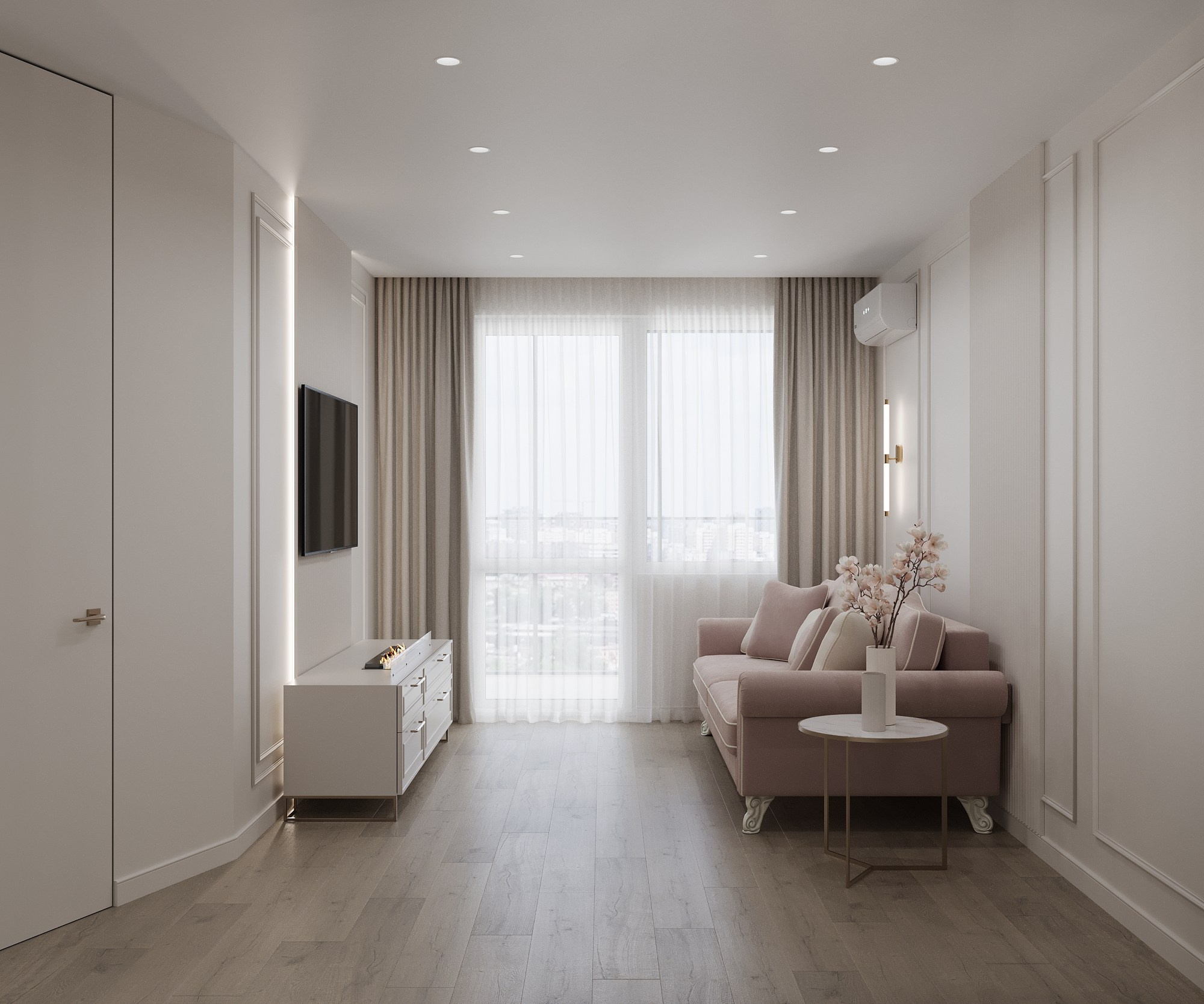 Квартира 55 кв. м. ЖК Кумир. Annything design