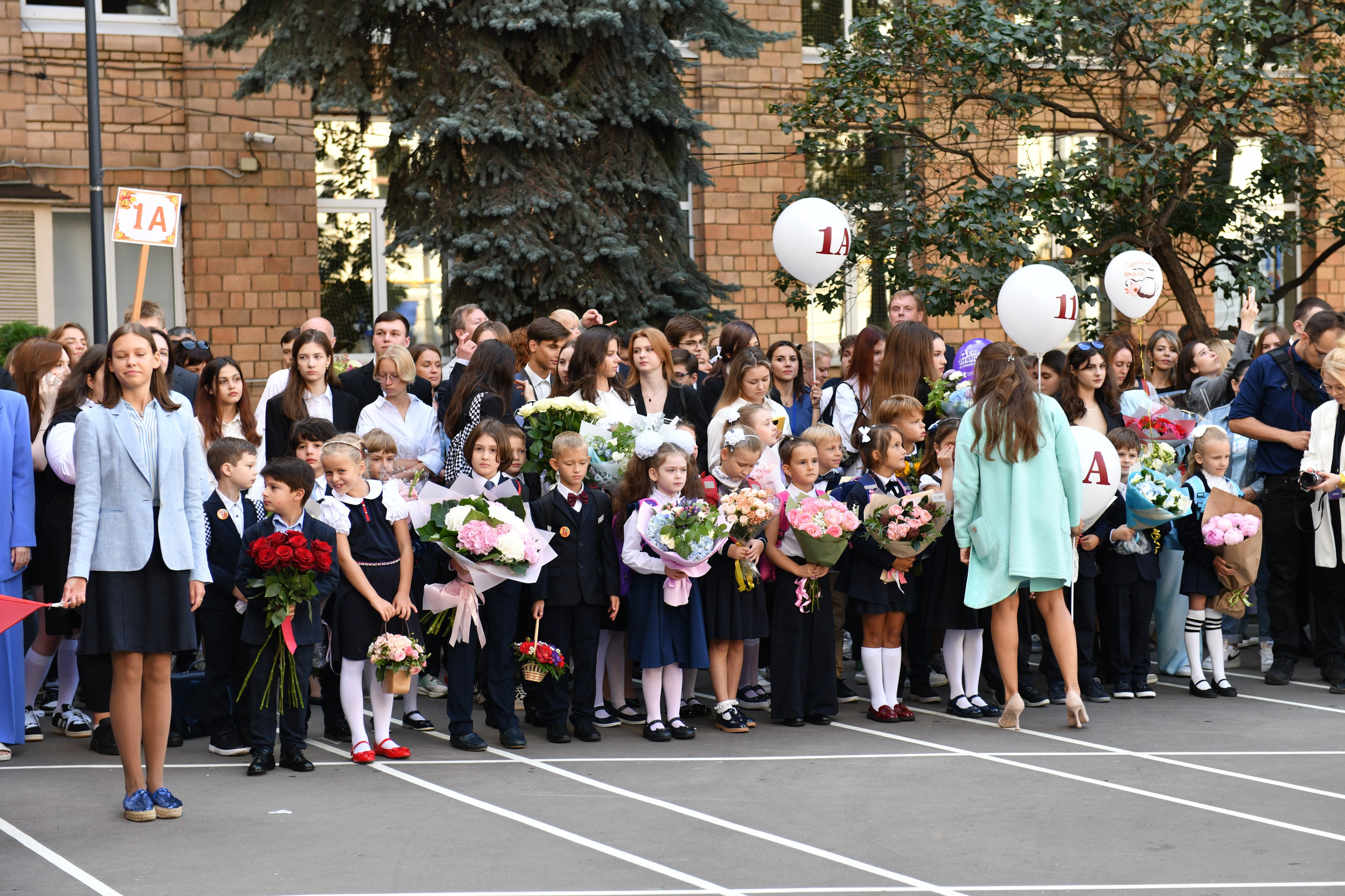 Линейка 1 класс. Свадебный и портретный фотограф в Москве Галина Борисова