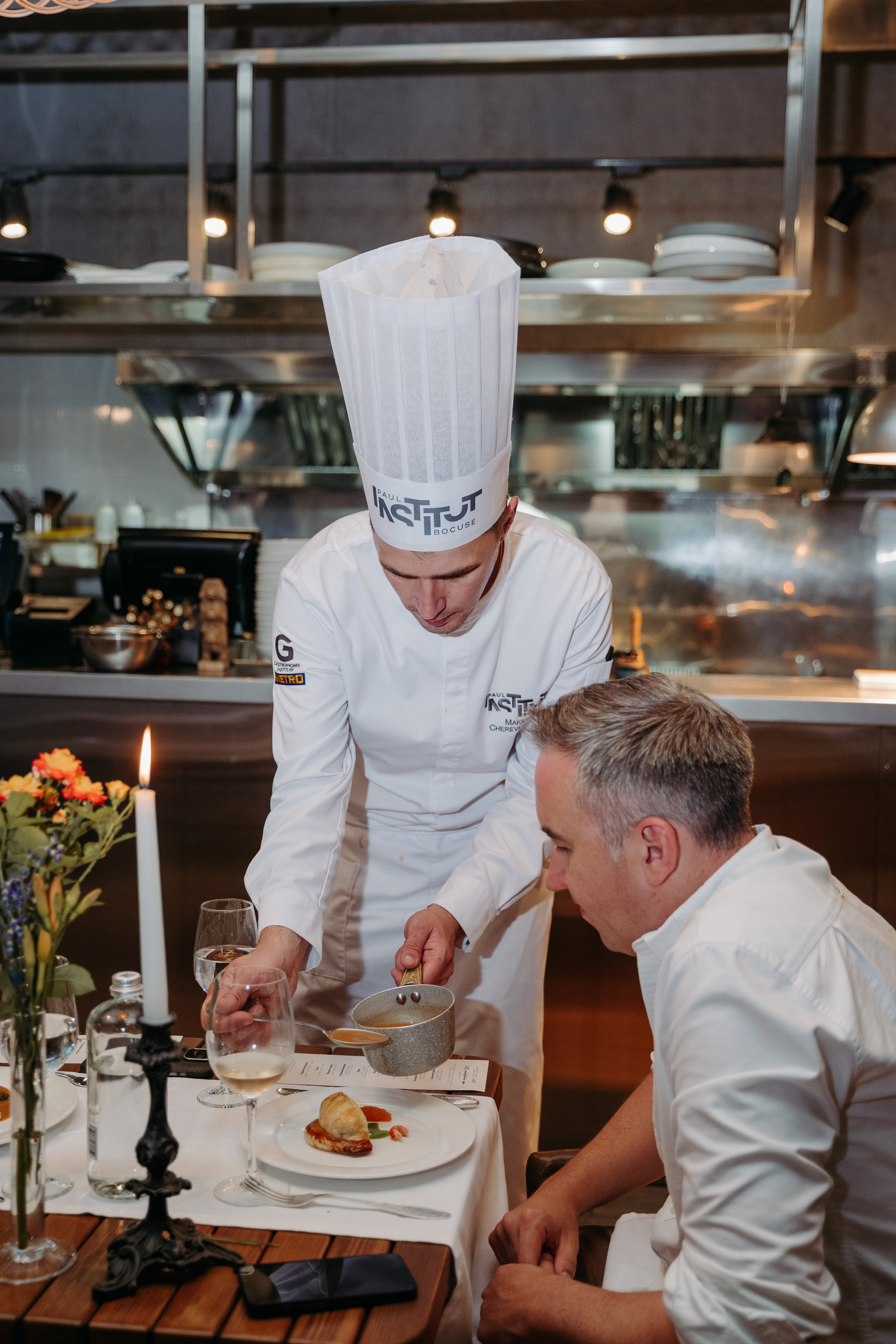 Открытый ужин с Mishlen Шеф Поварами. Репортажный и свадебный фотограф в Москве Рая Небогатова