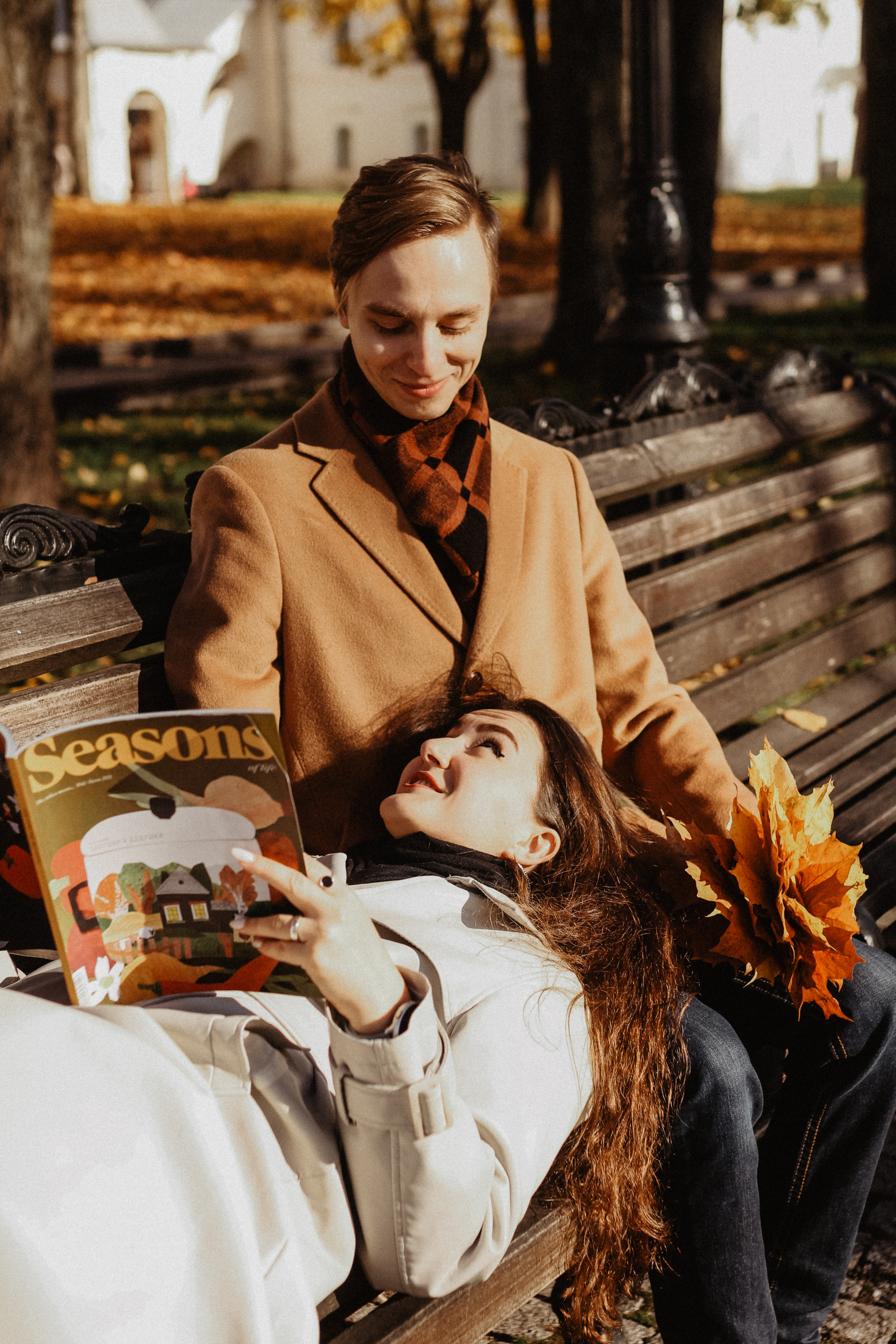 Лавстори Стас и Оля, осень'22. Семейный Life style фотограф в Великом Новгороде Юлия Ефимова