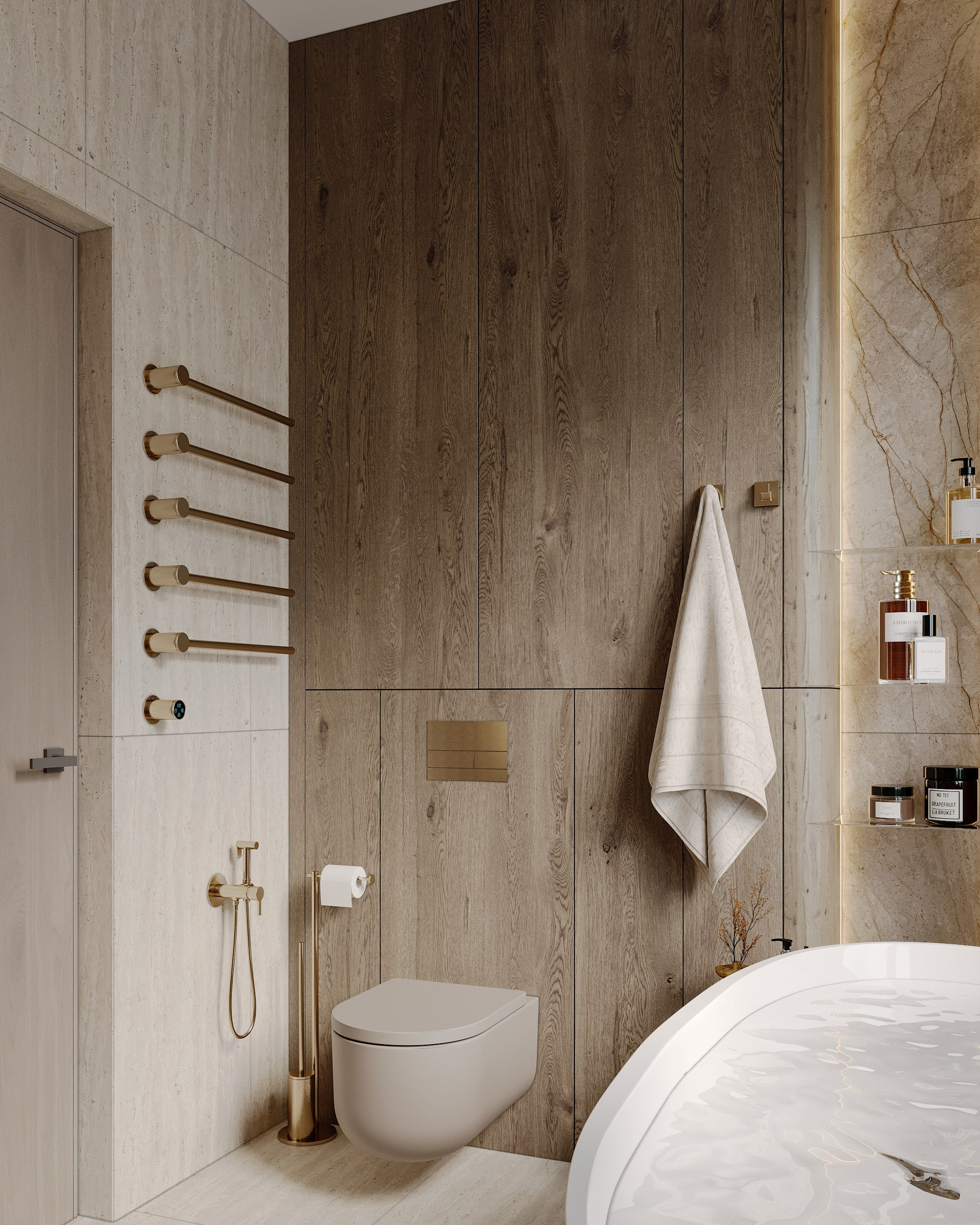 Визуализация загородного дома (интерьерная). Королёва Анастасия | 3D визуализатор