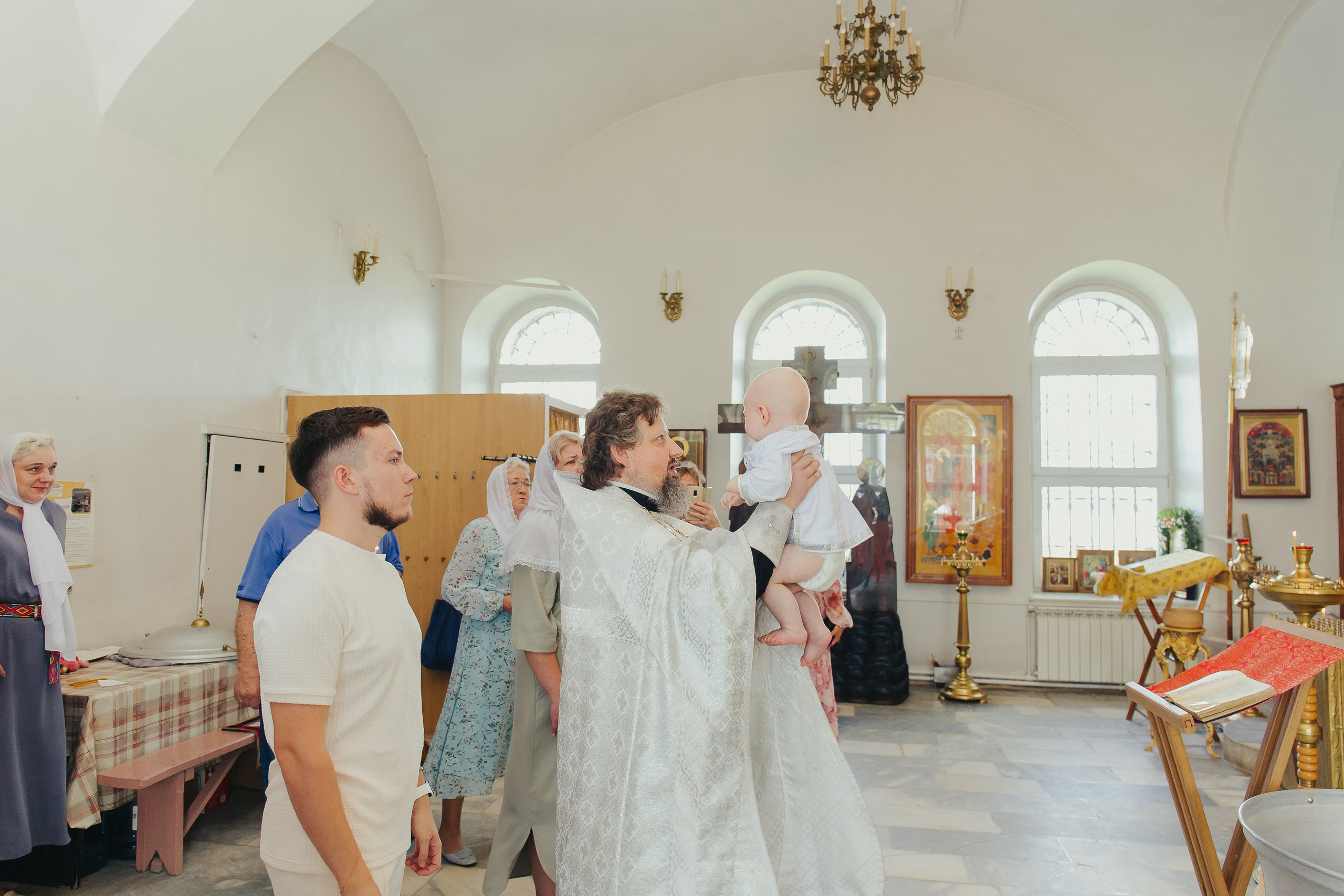 Фотосъемка Крещения в Сергиевом Посаде. Фотограф новорожденных и детский в Сергиевом Посаде Кругликова Юлия