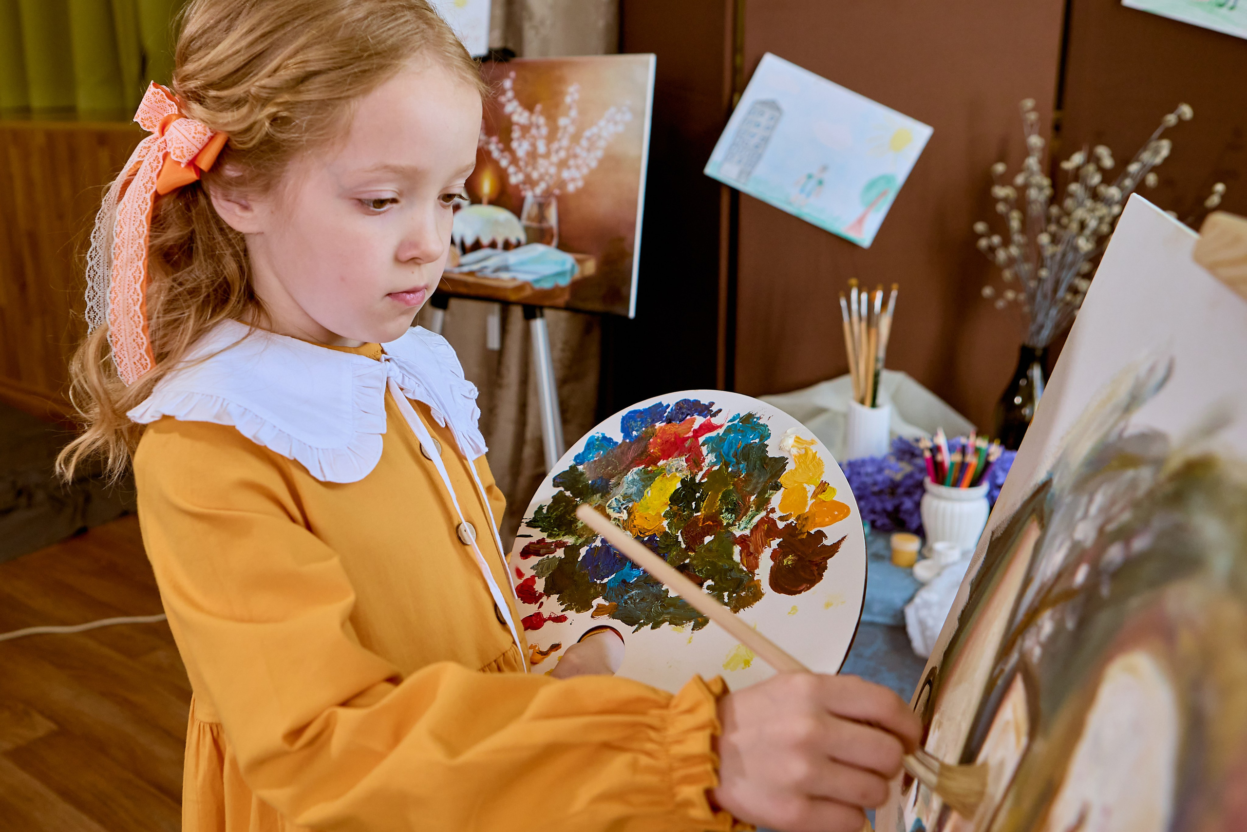 Творческая фотосессия художники