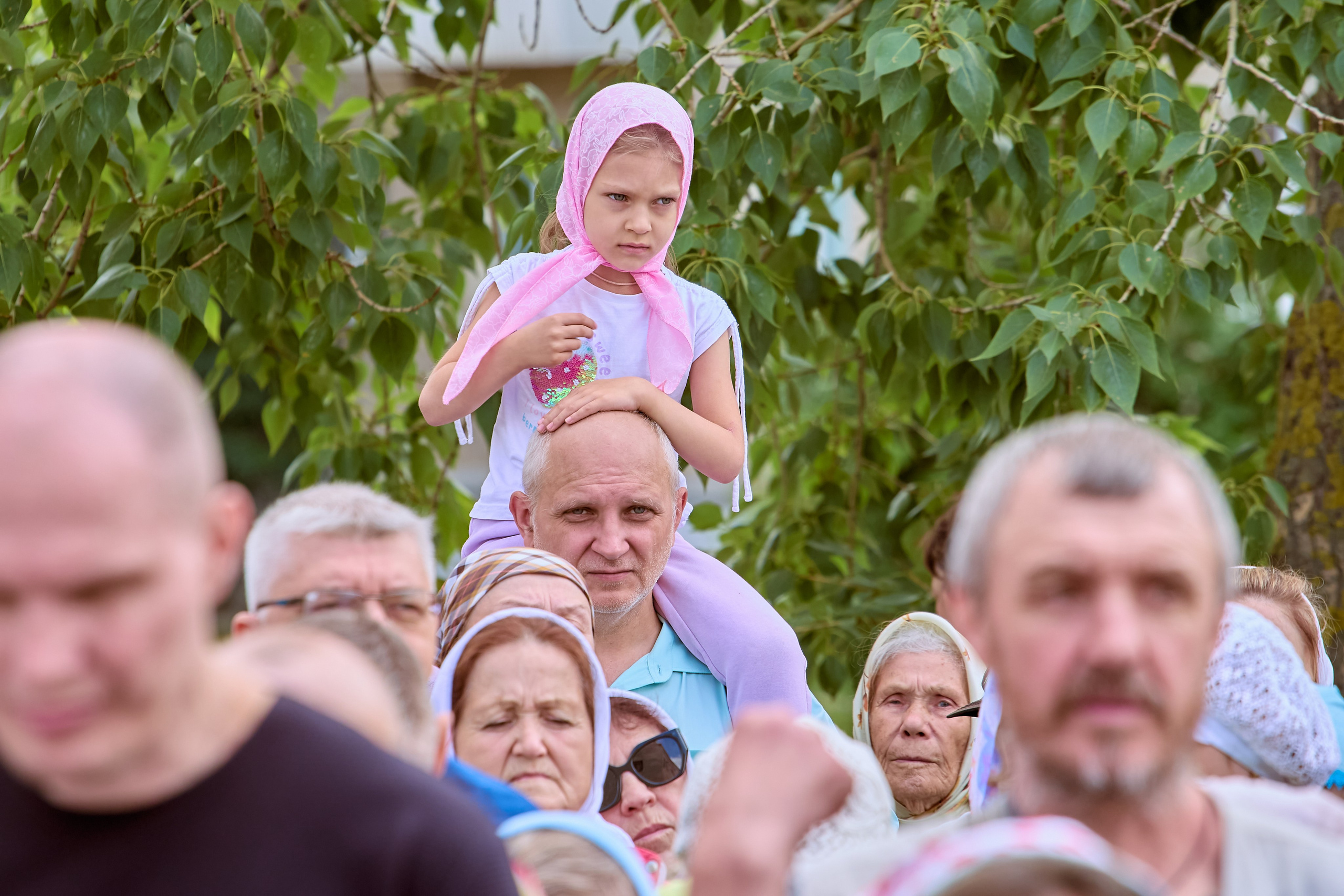 Фотографии портретов Крестного хода в Дзержинске
