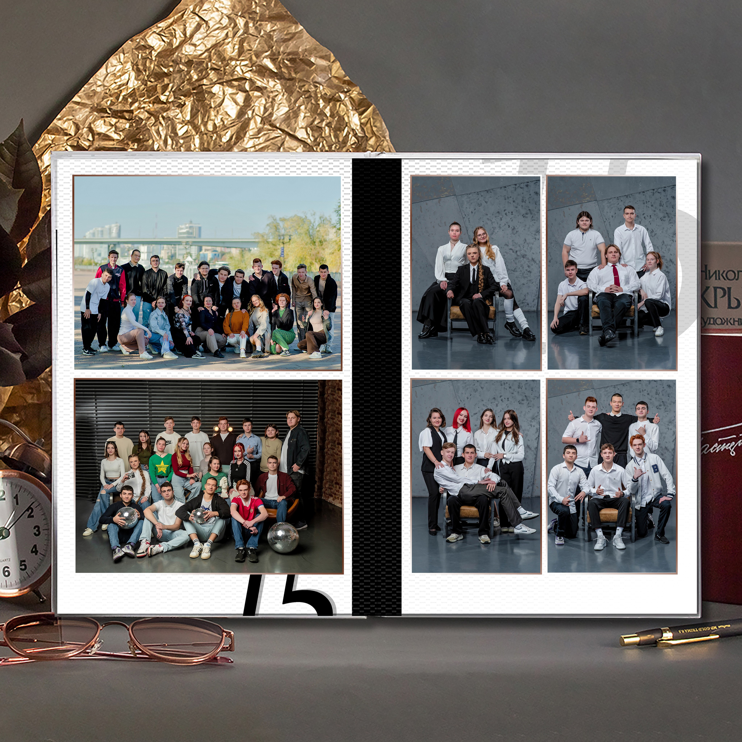 Выпускной альбом для выпускников школы (Дизайн № 206). Современные Выпускные Альбомы в Ростове-на-Дону