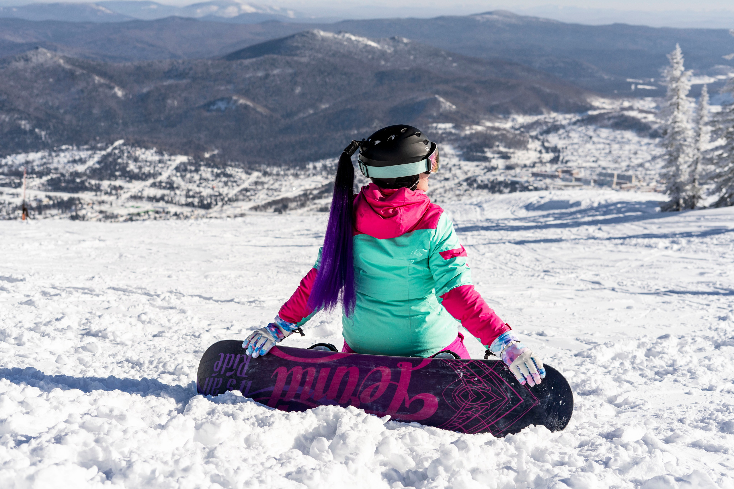 Фотосессия на вершине. Анастасия Паршукова — фотограф Шерегеш Новосибирск