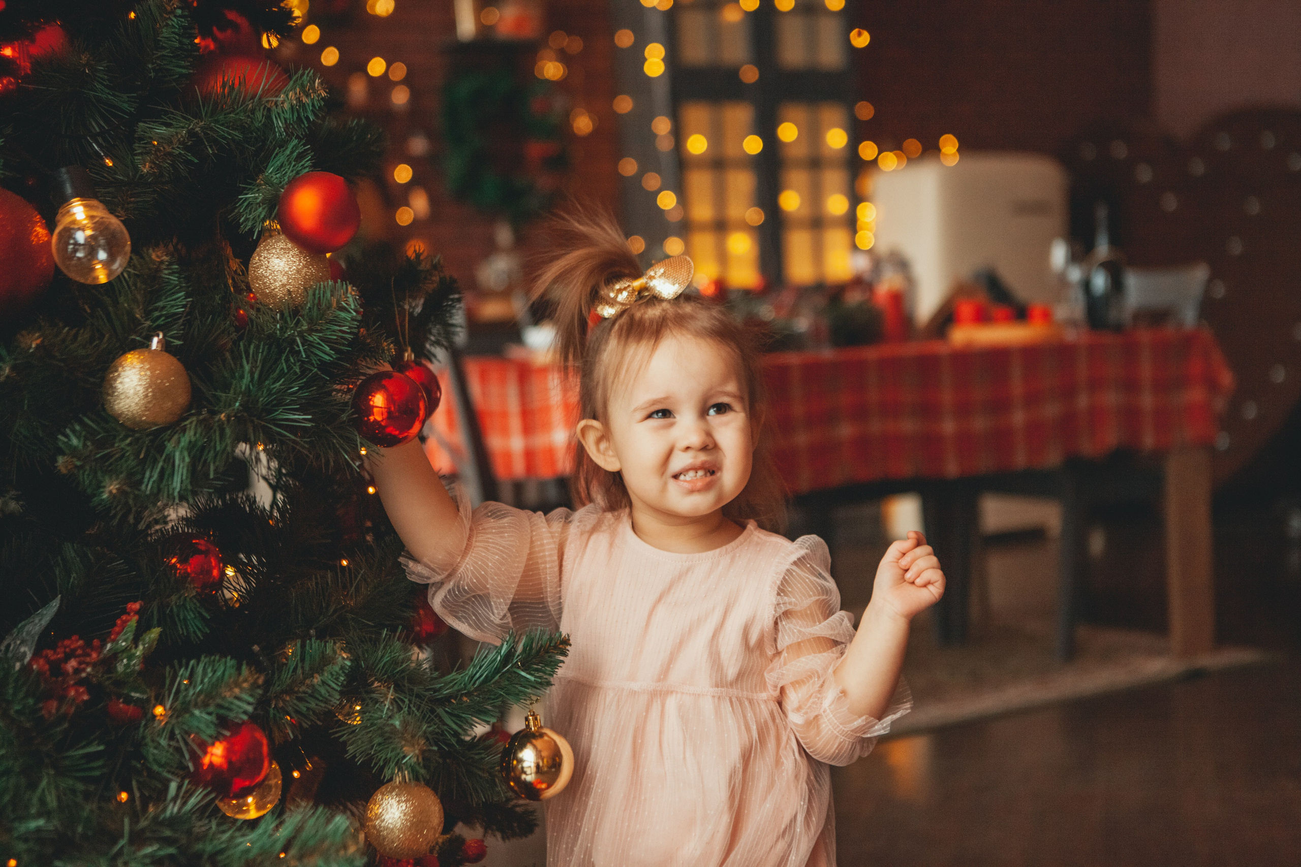 Новогодняя семейная фотосессия в студии. Фотограф Ольга Ефремова