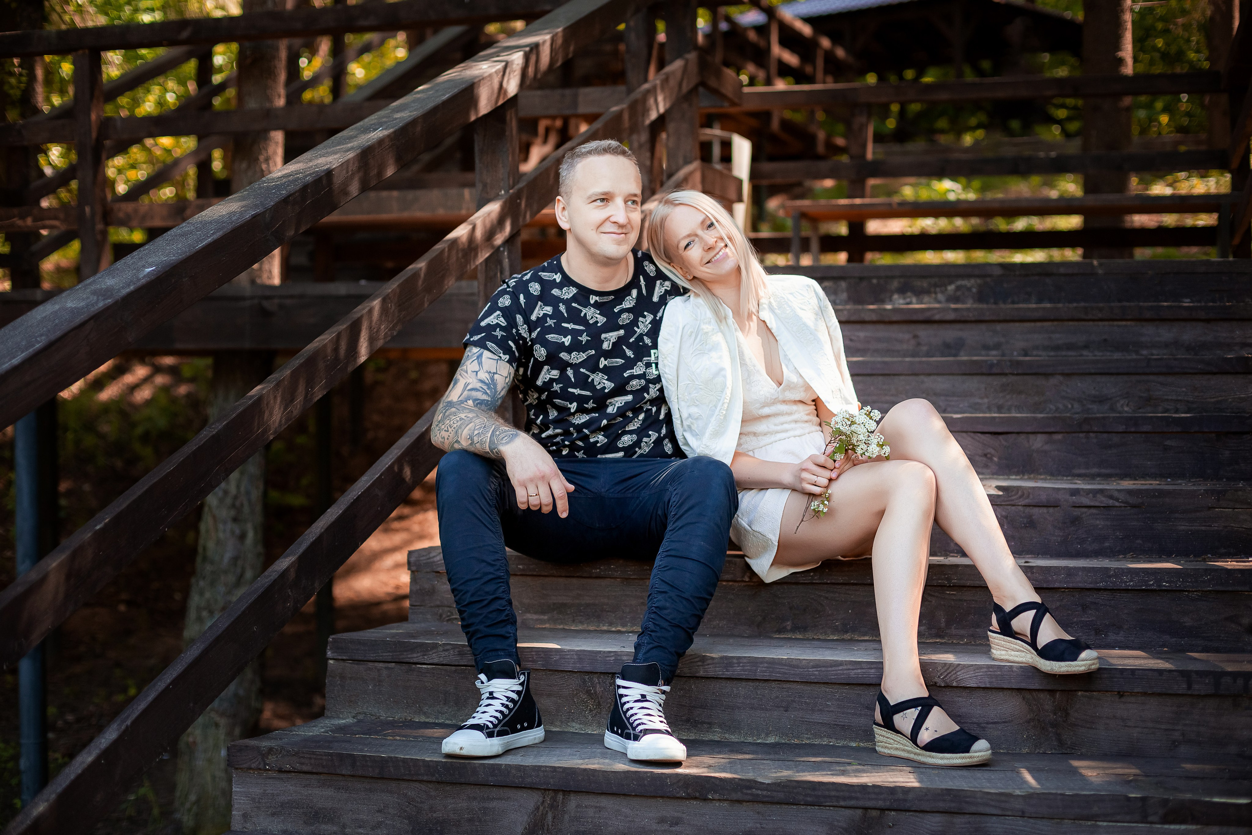 Настя и Дима. Love story. Семейный и детский фотограф Комина Елена, Власиха, Одинцово