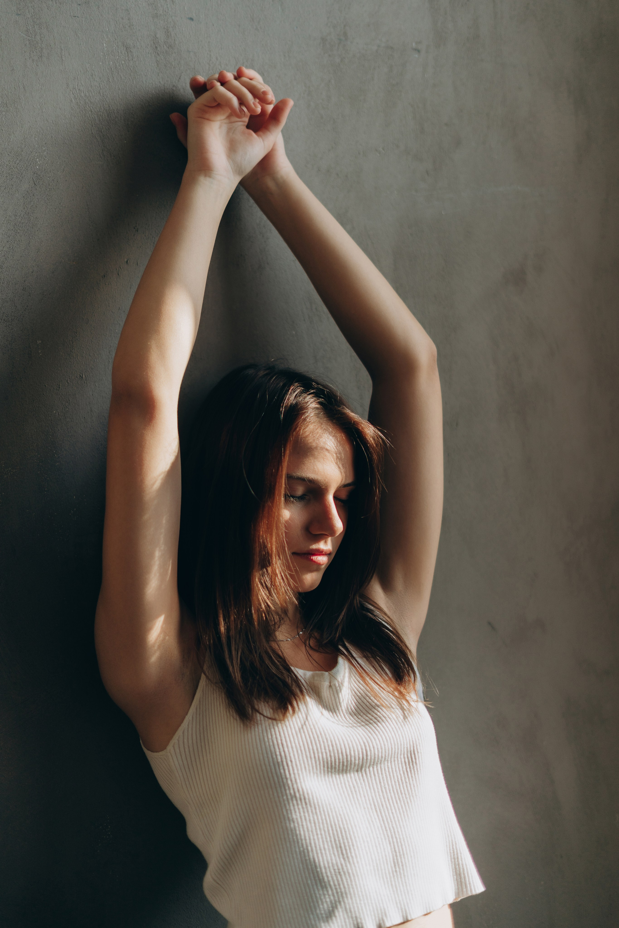 Настя. Модельные тесты. Фотограф Москва Виктория-Антуанетта