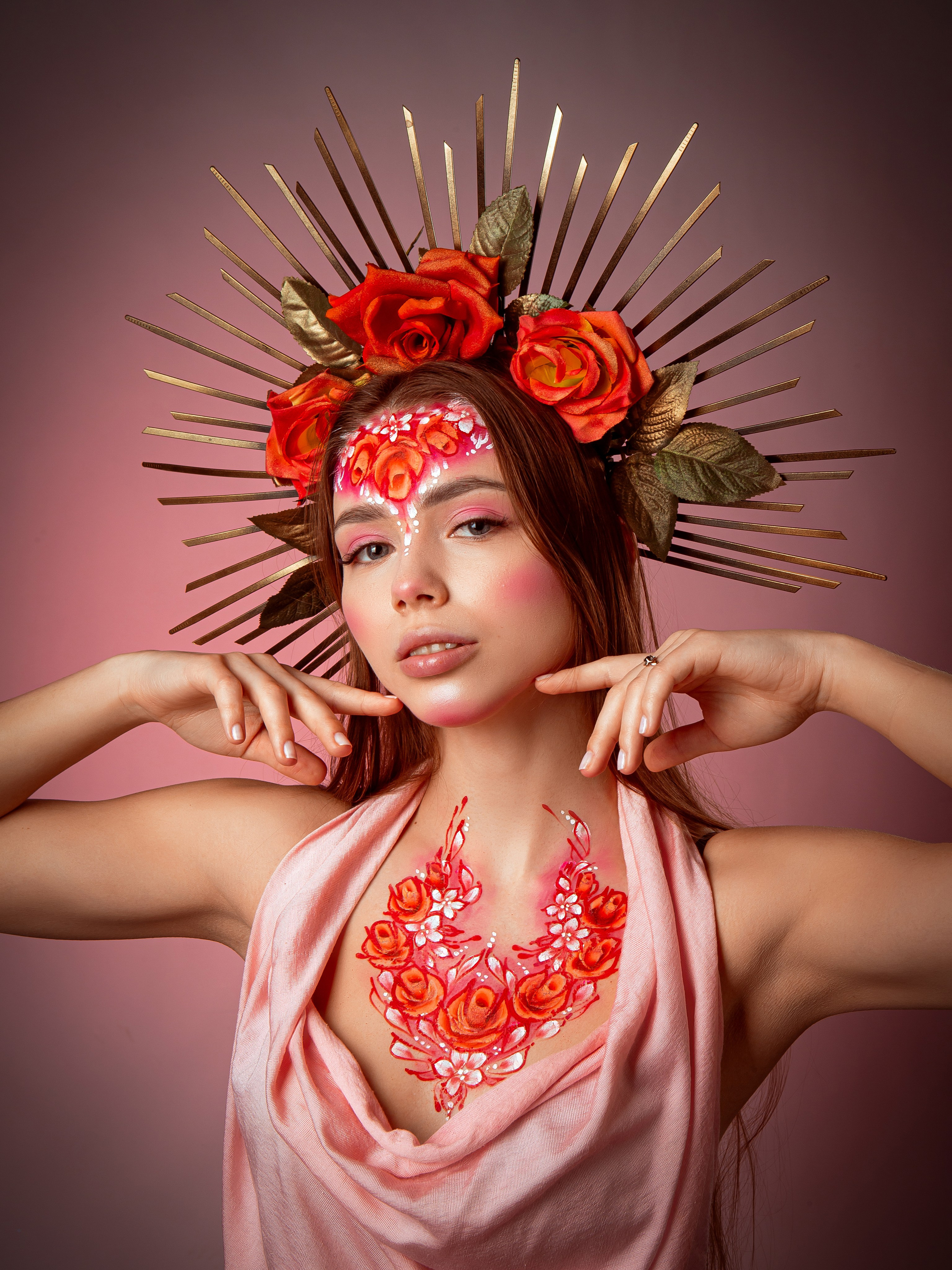 В цветах. Фотограф Мария Кольцова