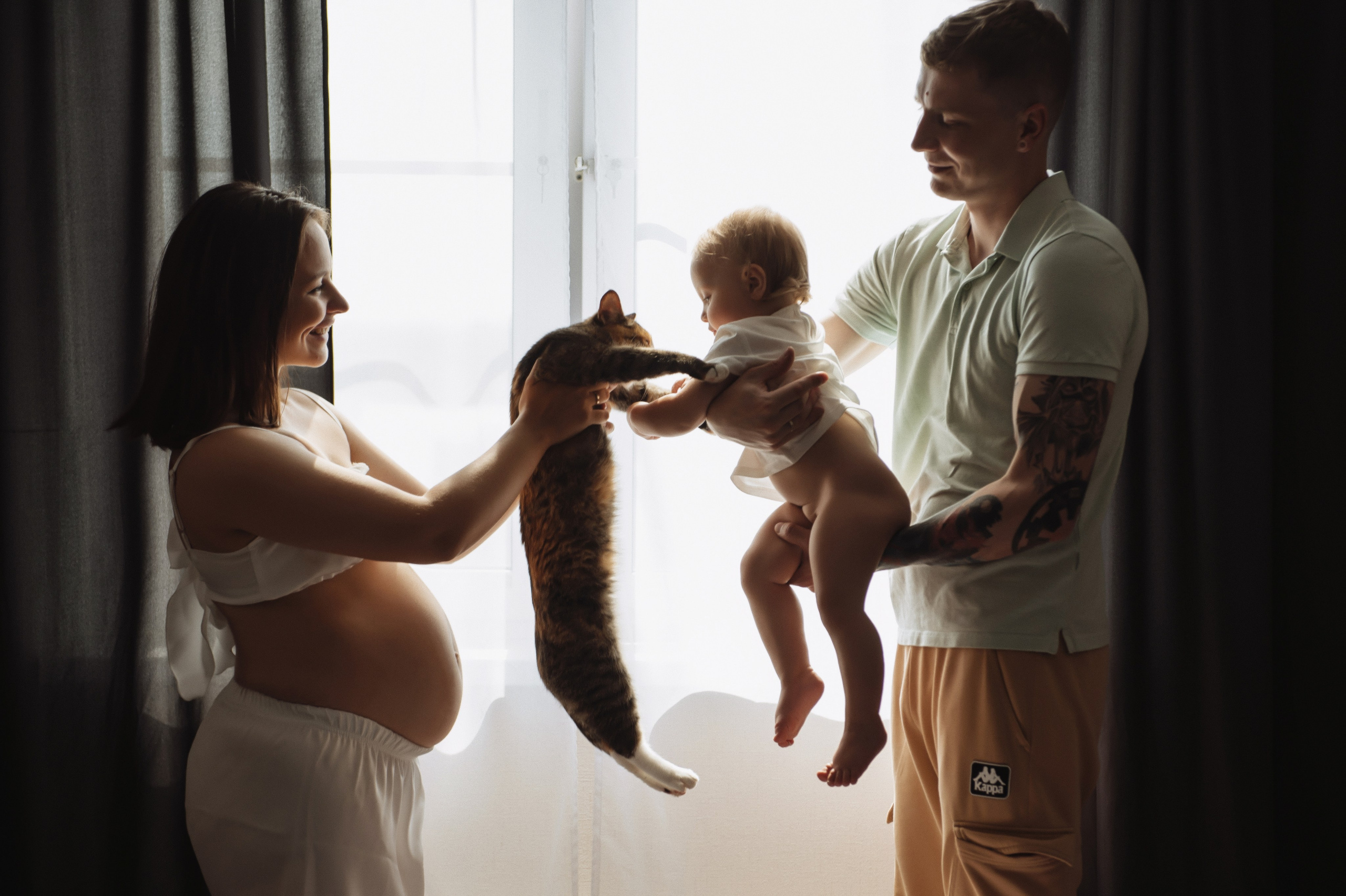 Лев, Ксения, и маленькая Милана. Свадебный, портретный, фотограф беременности в Нижнем Новгороде Алина Зиновьева