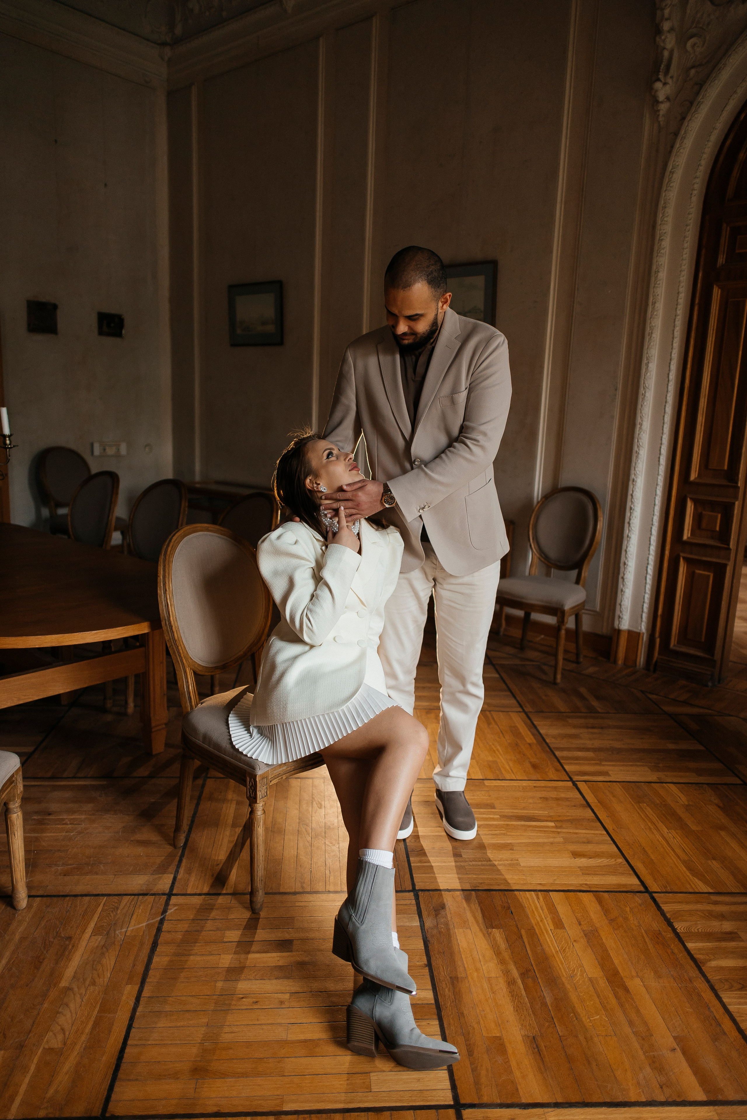 Анастасия и Мостафа (библиотека + прогулка). Фотограф в Москве Екатерина Потапова