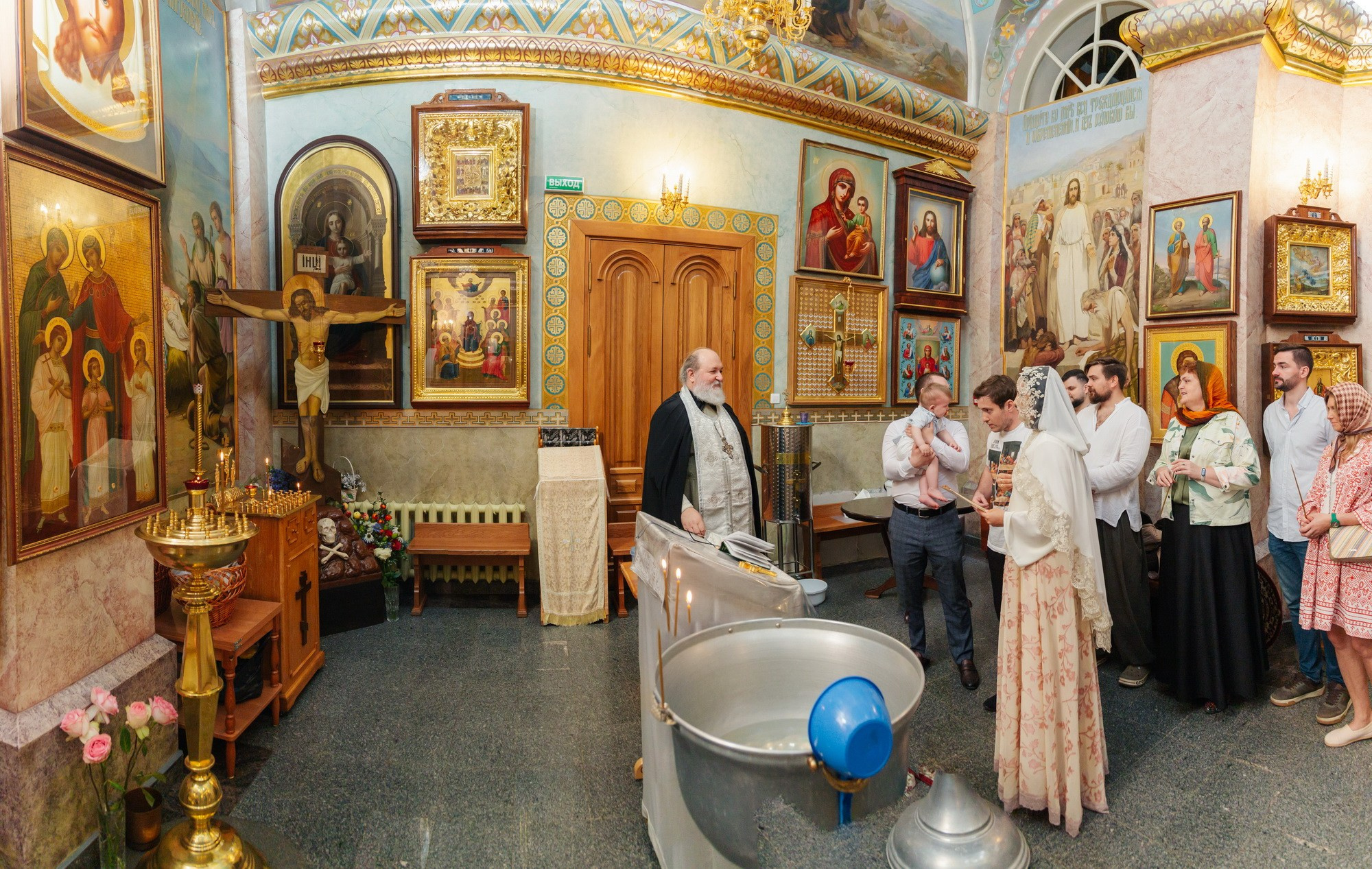 Крещение в Вартемягах, Церковь Веры, Надежды, Любови и матери их Софии