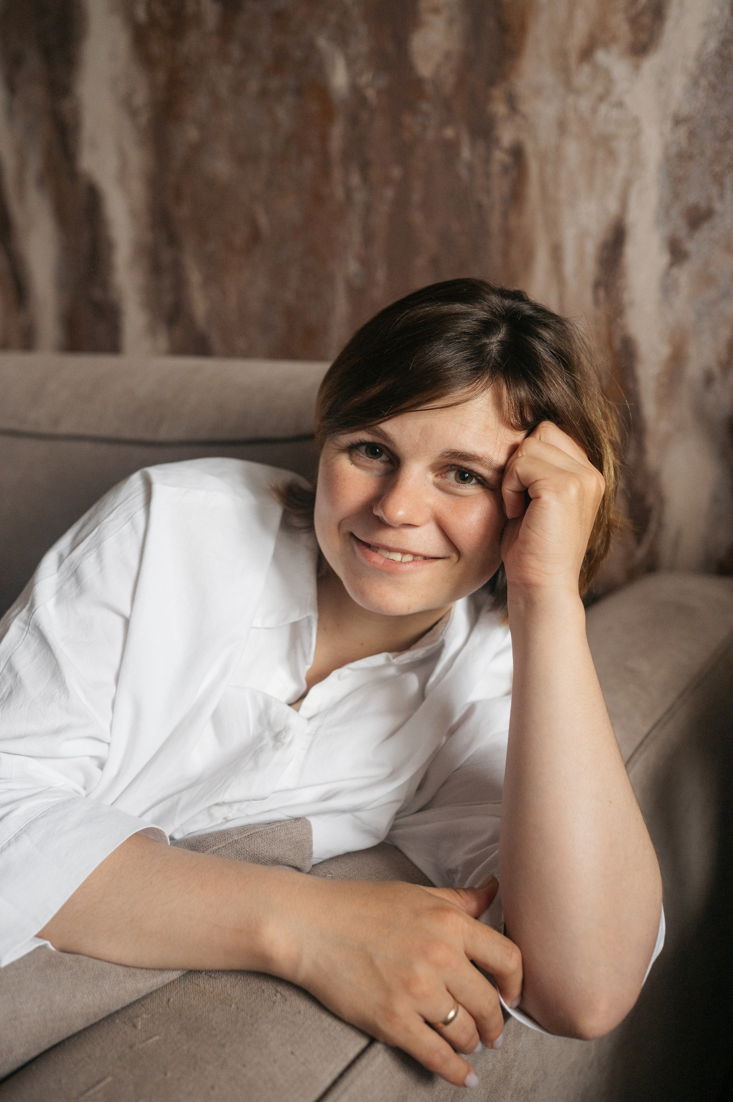 Домашняя съемка с малышом 2 месяца. Семейный фотограф Тюмень