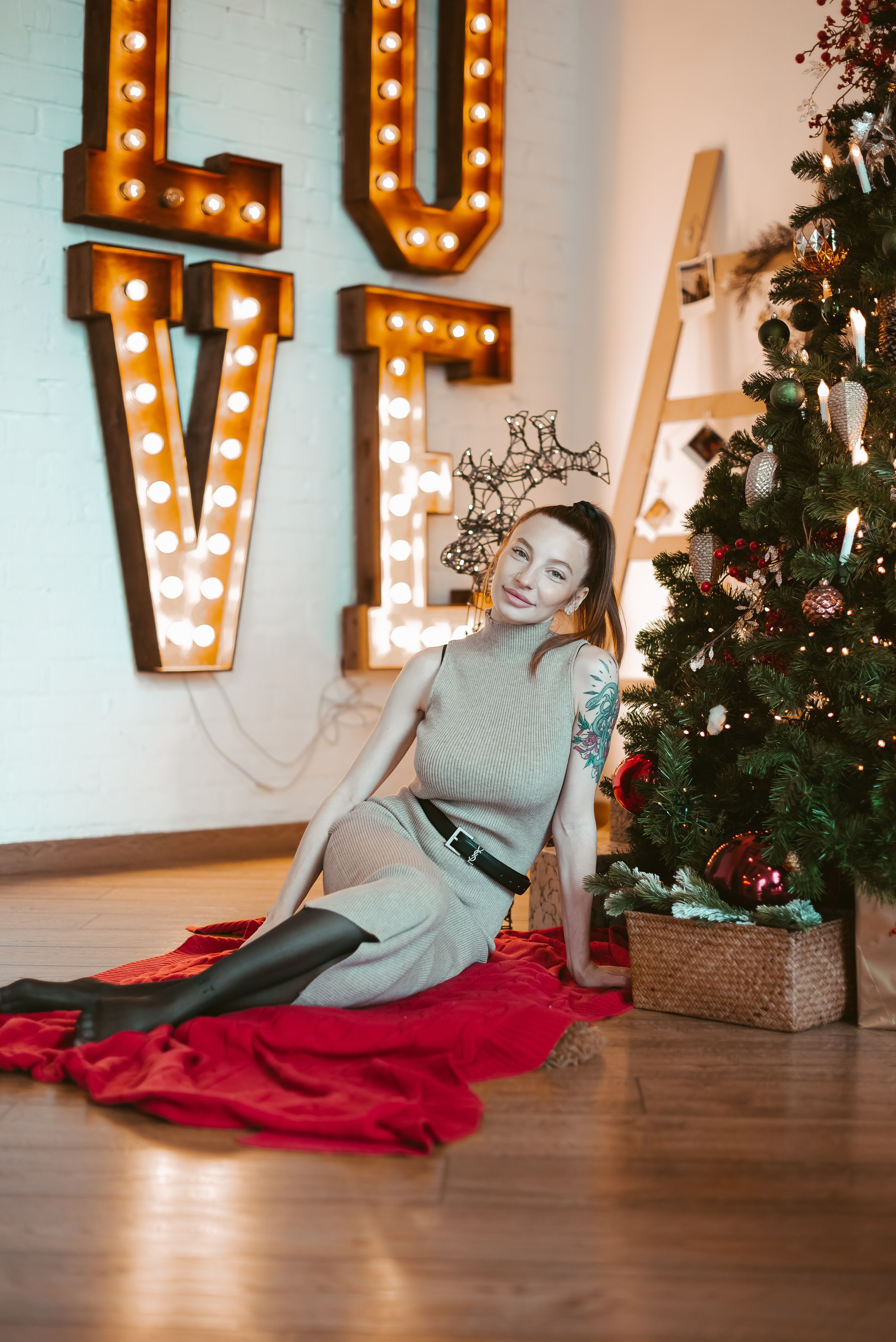 Новогодняя семейная фотосессия Кемерово