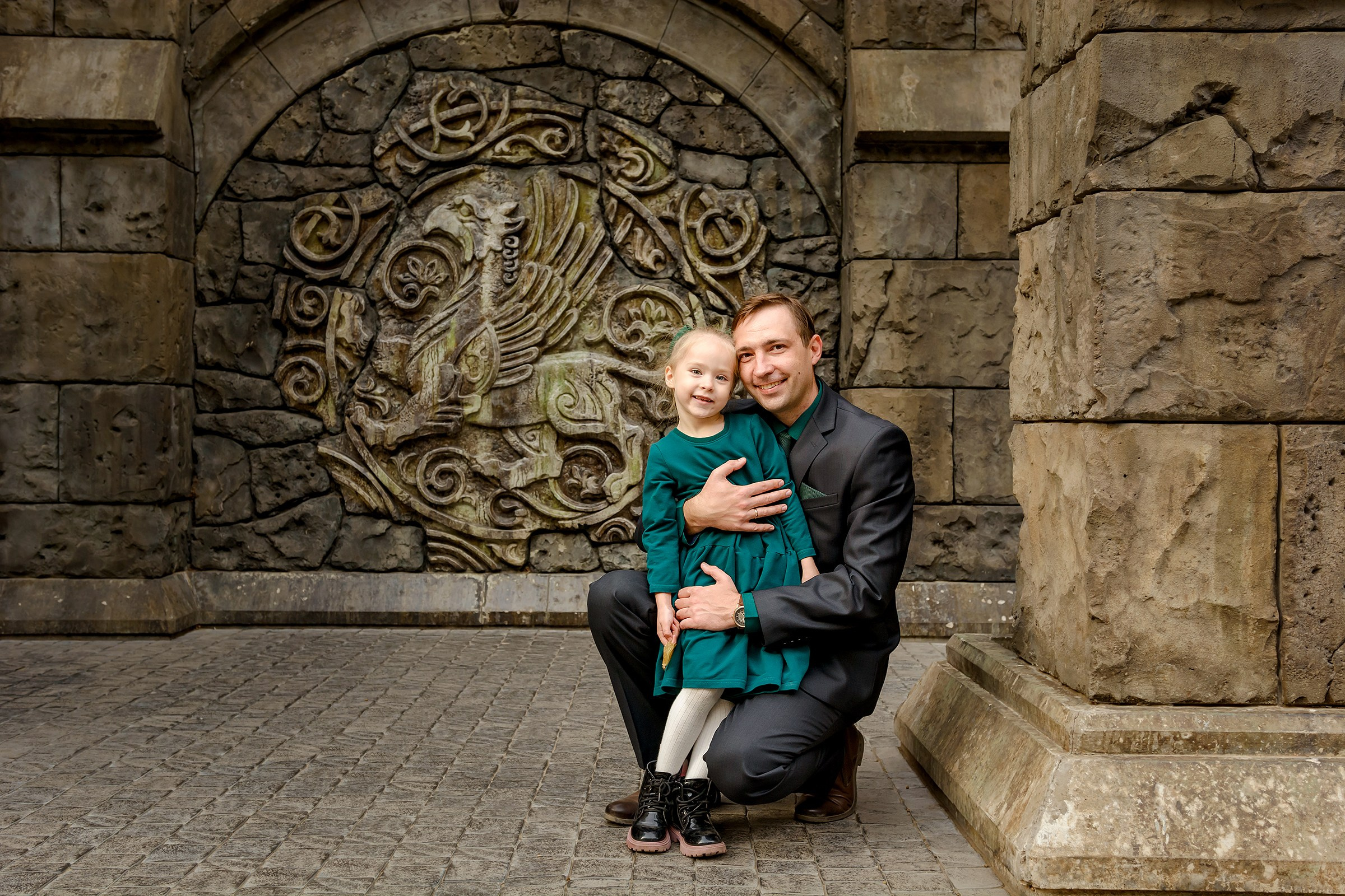 Семейная фотосессия у Замка Гарибальди. Фотограф Оксана Сафонова г. Тольятти