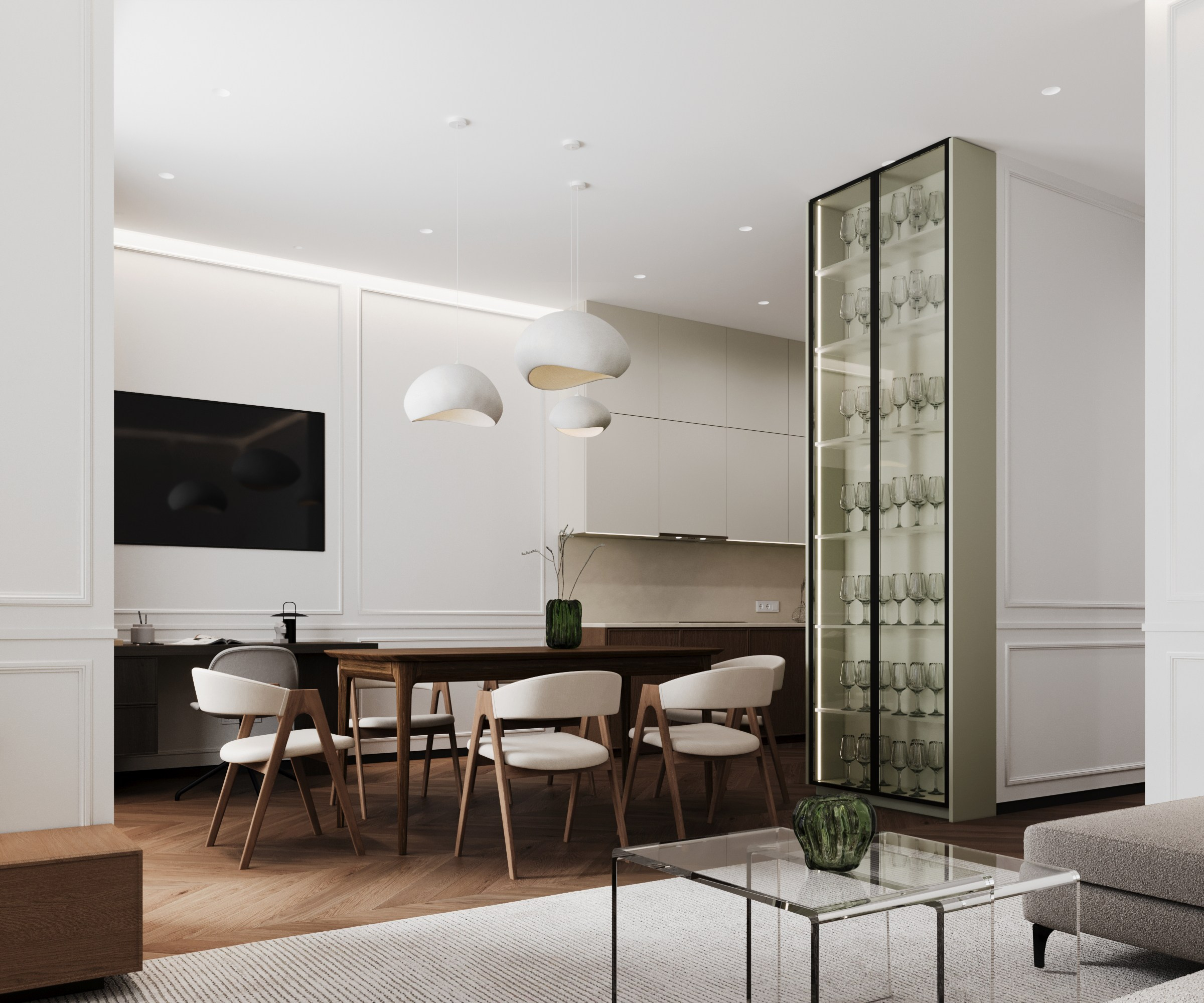 Квартира в Обнинске, 2024 год, 97 м.кв. BYPRITCHINA | студия дизайна интерьера г. Москва